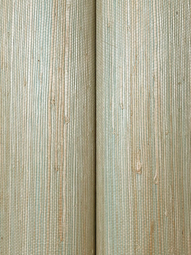 Horizontal Jute Seaglass by Ronald Redding Grasscloth Wallpaper – York Designer Series YGL7070