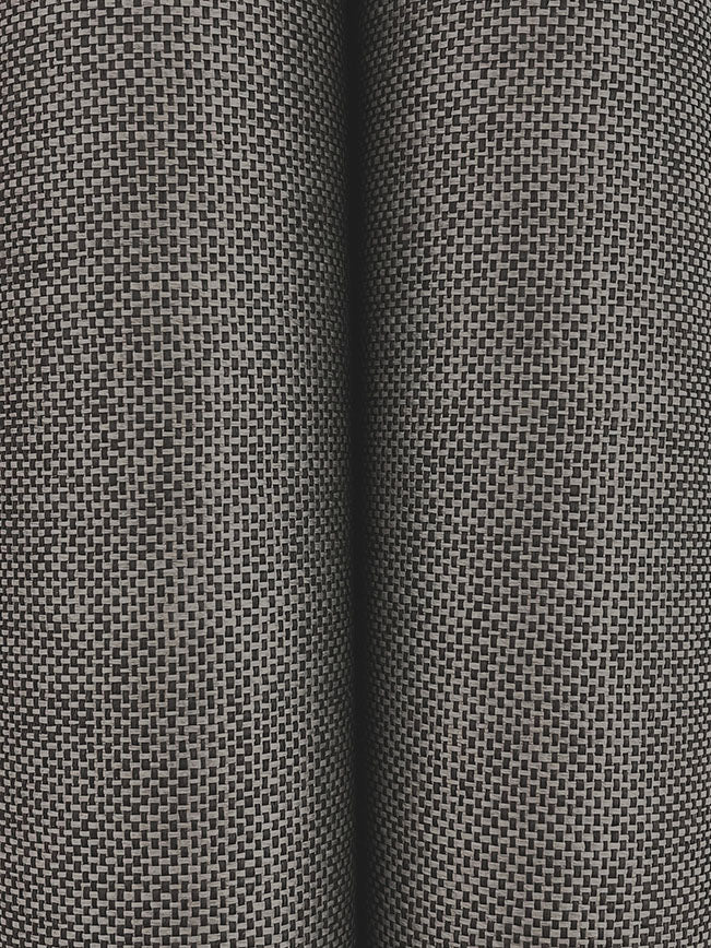 Check Paperweave Graphite by Ronald Redding Grasscloth Wallpaper – York Designer Series YGL7078
