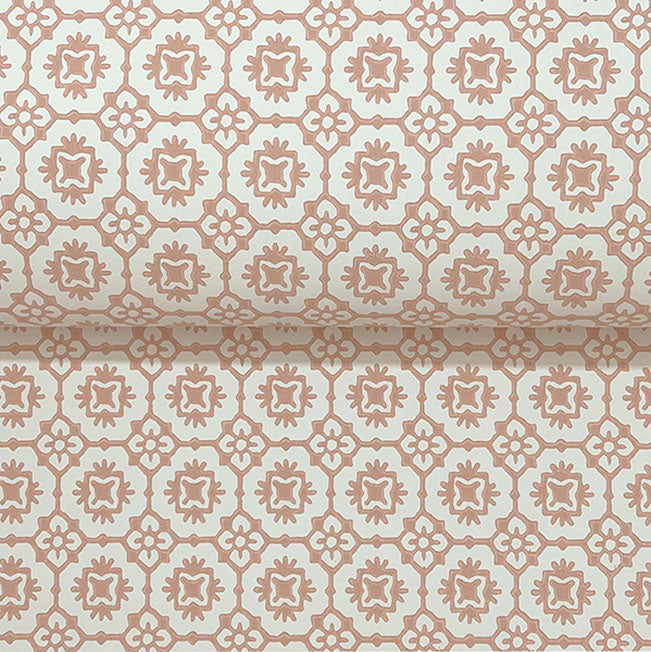 Priti Rose by Antonina Vella Floral Grid Wallpaper – York Designer Series VP1335