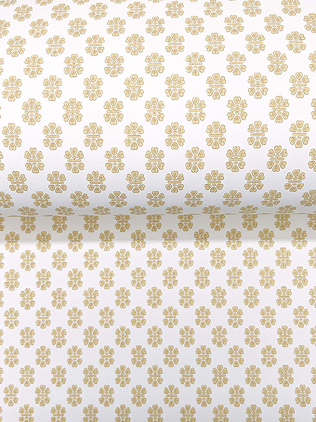 Brioni Butter by Antonina Vella Floral Stamp Wallpaper – York Designer Series VP1392