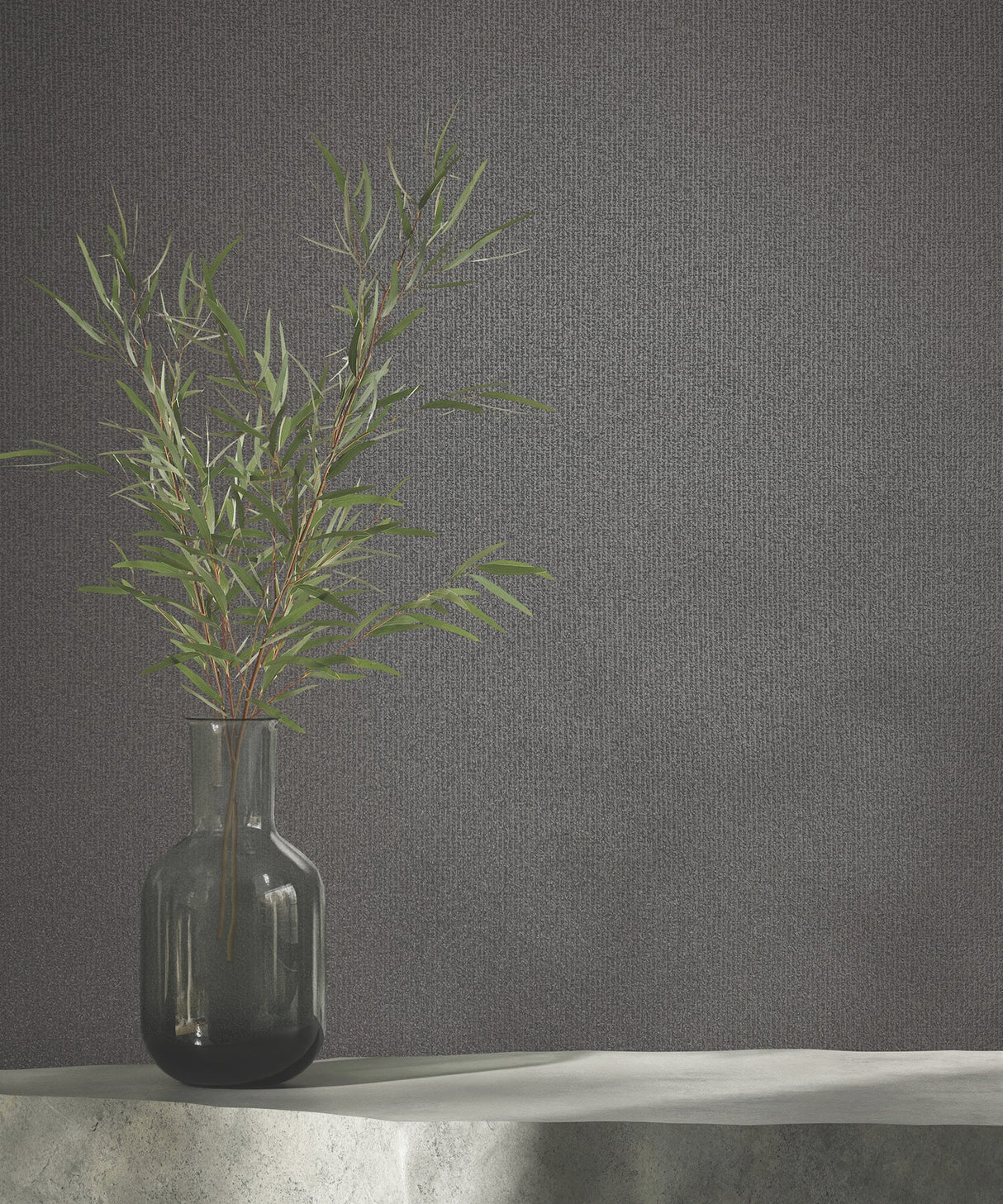 Glistening Quartz Charcoal by Antonina Vella Beaded Wallpaper- York Designer Series MA34945