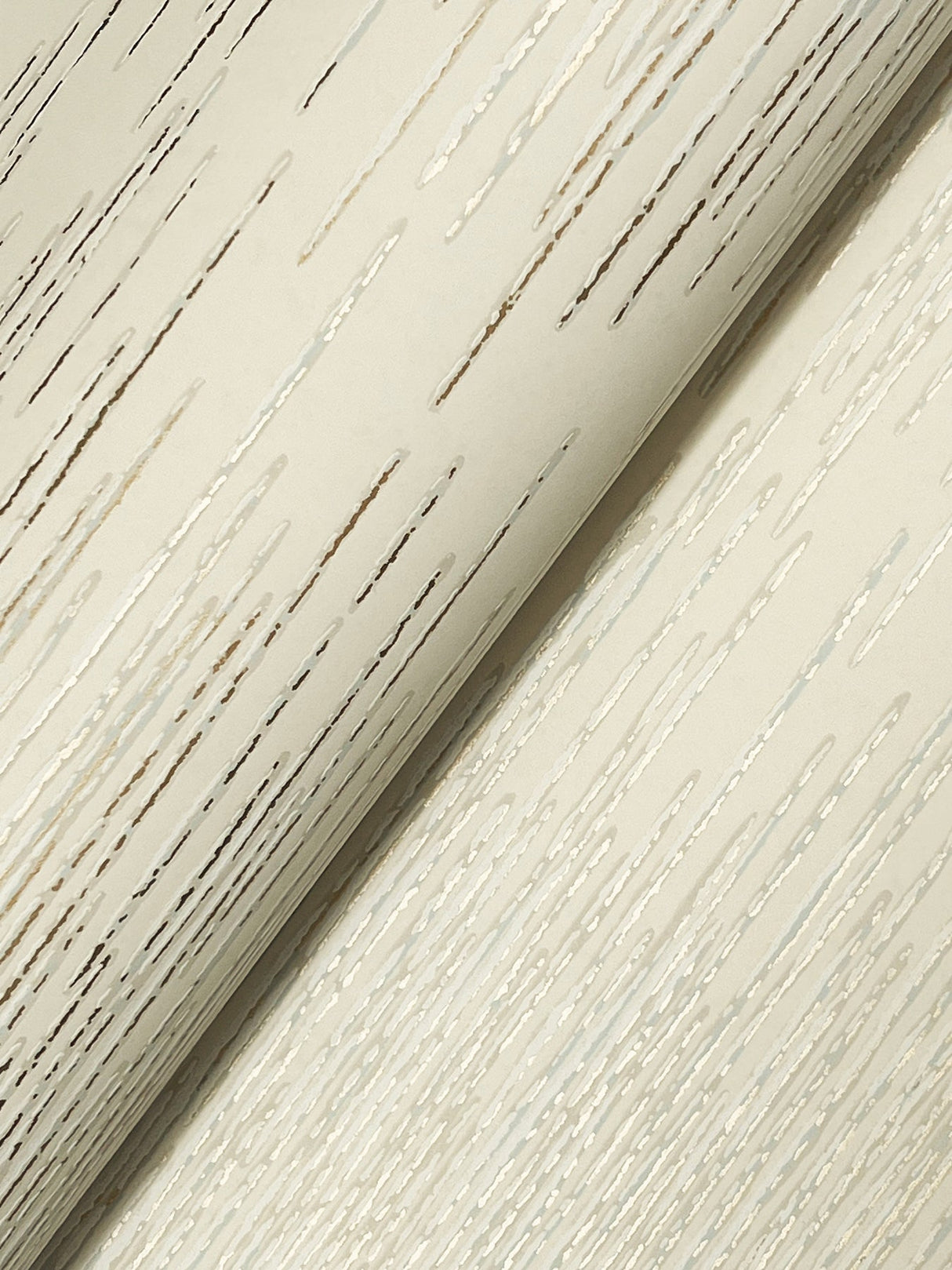 Operetta Cream by Ronald Redding Metallic Columns Wallpaper – York Designer Series VR1501