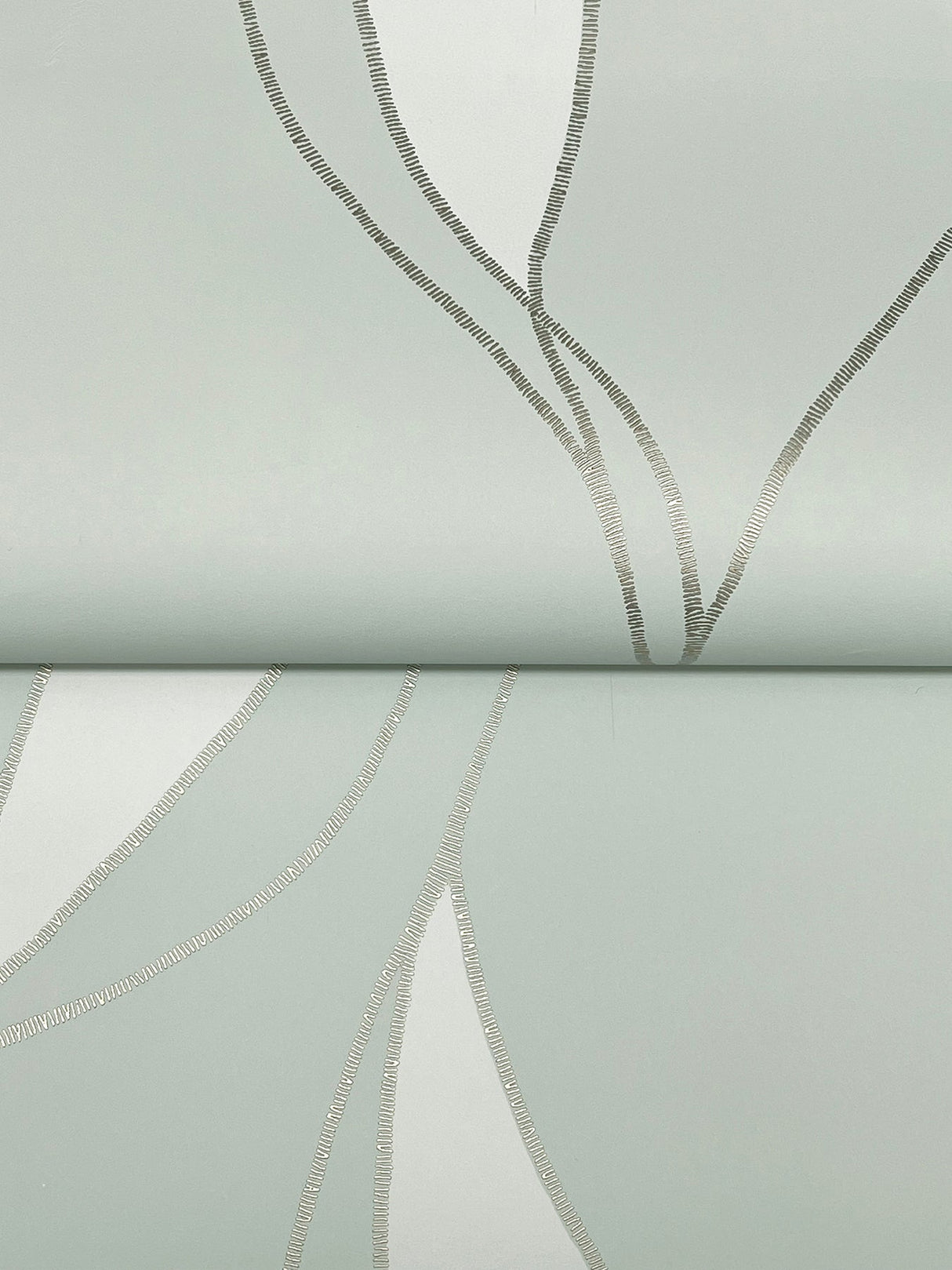 Society Hill Mint by Ronald Redding Abstract Leaf Wallpaper- York Designer Series VR1547