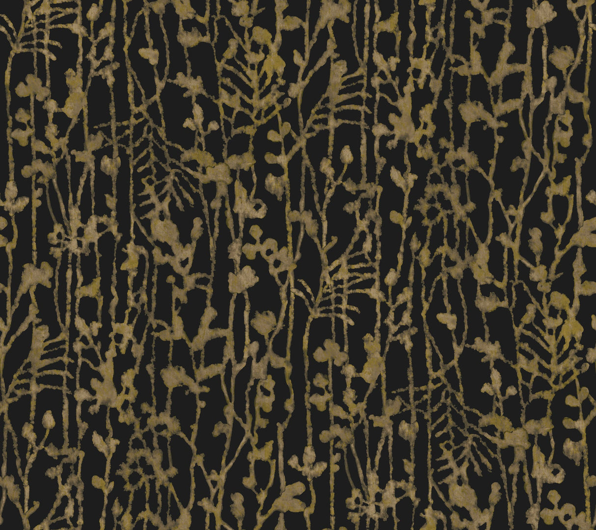 Filigree Black Abstract Wallpaper – Ronald Redding VR1562