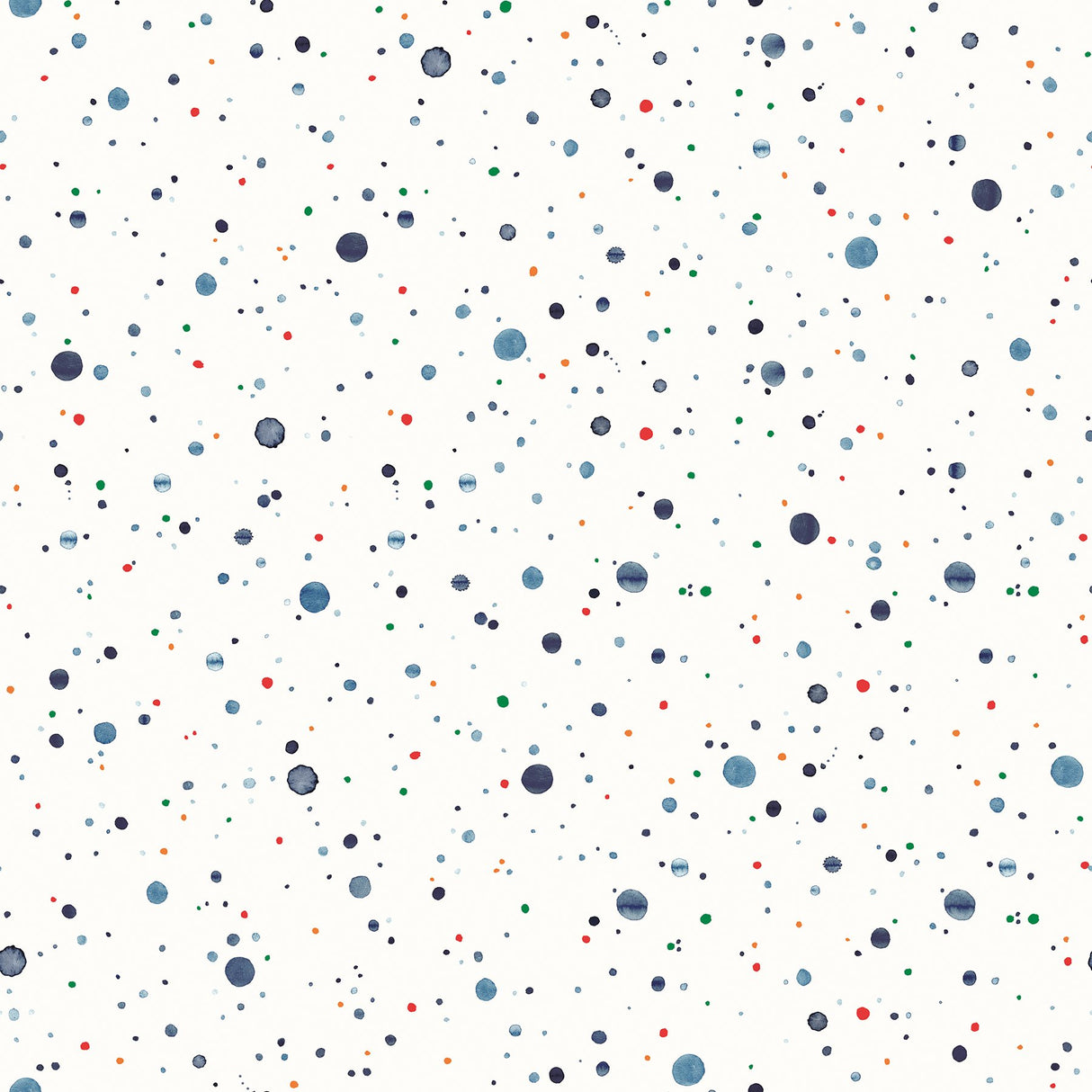 Splatter Navy Peel & Stick Mural