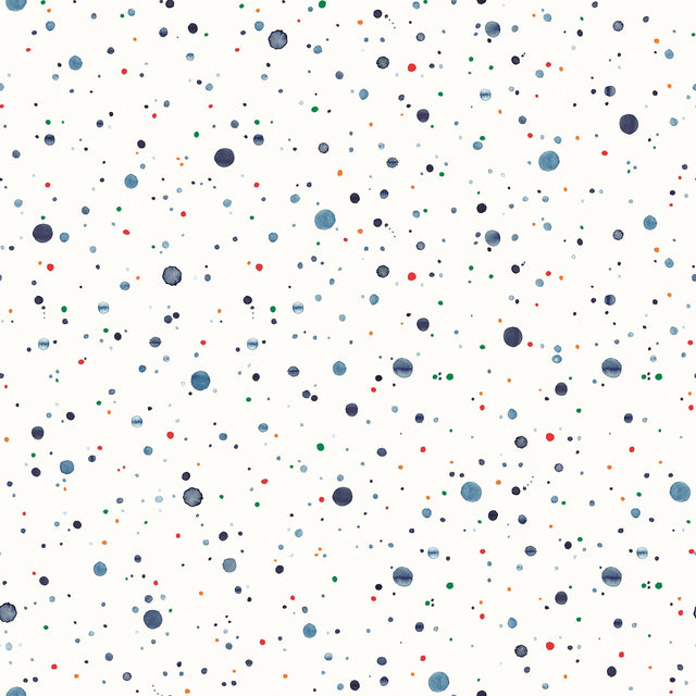 Splatter Navy Peel & Stick Mural