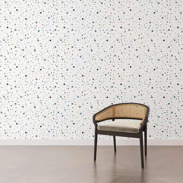 Splatter Navy Peel & Stick Mural