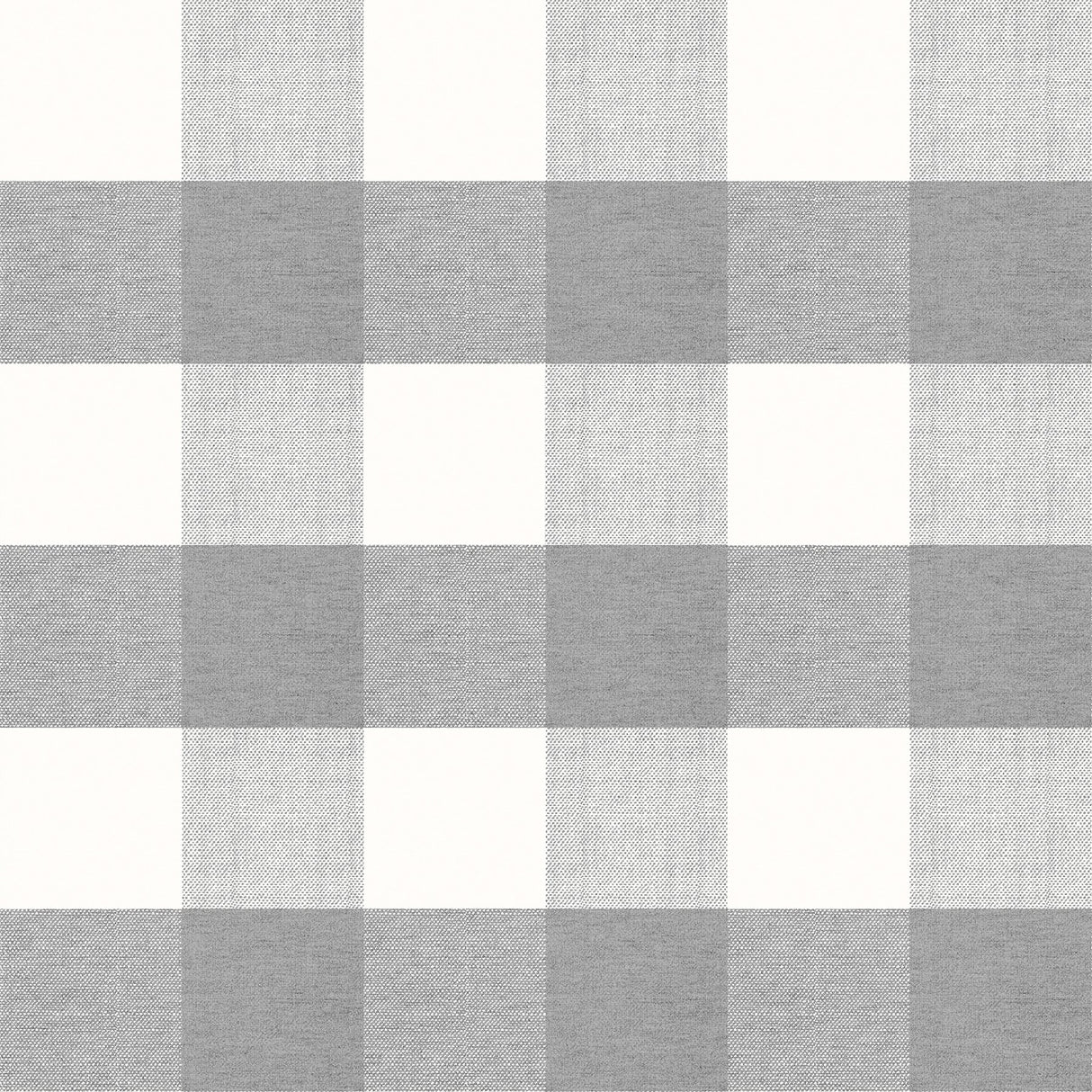 Buffalo Check Grey Peel & Stick Mural