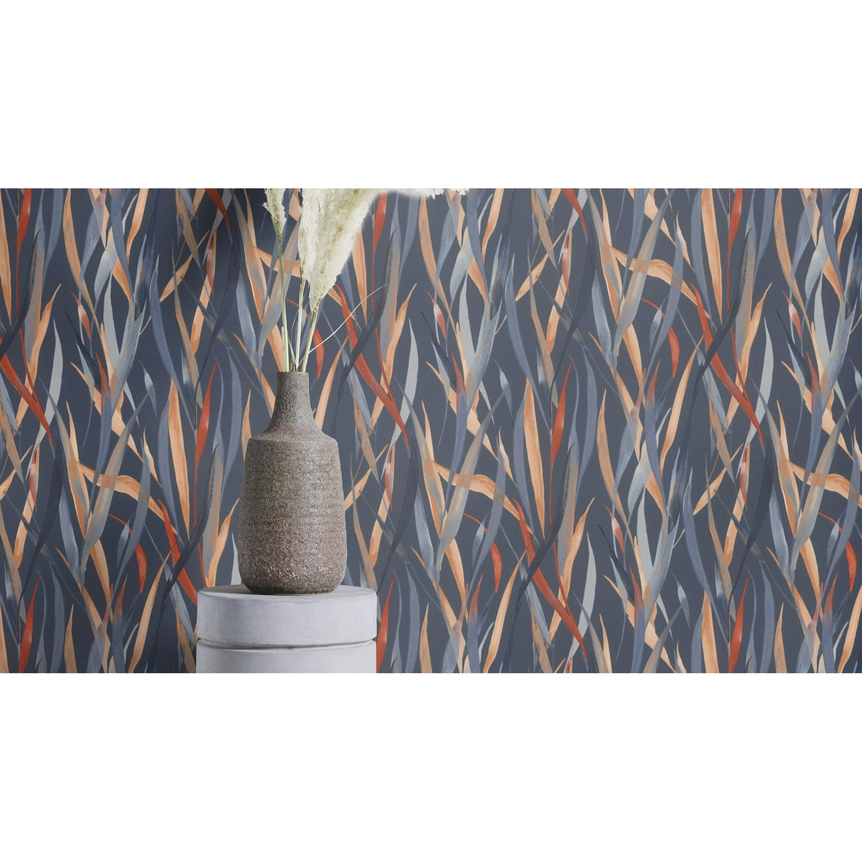 Sway Blue by Rasch Botanical Wallpaper – Brewster RH330236