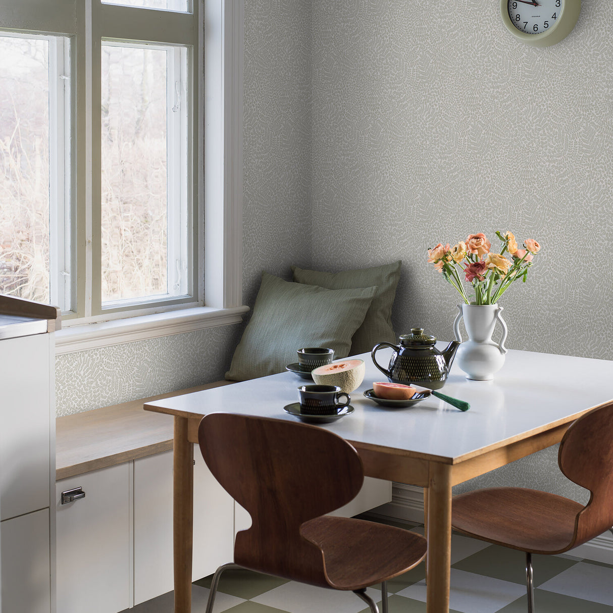 Bladverk Sage by Boråstapeter Botanical Wallpaper – Schumacher 2020