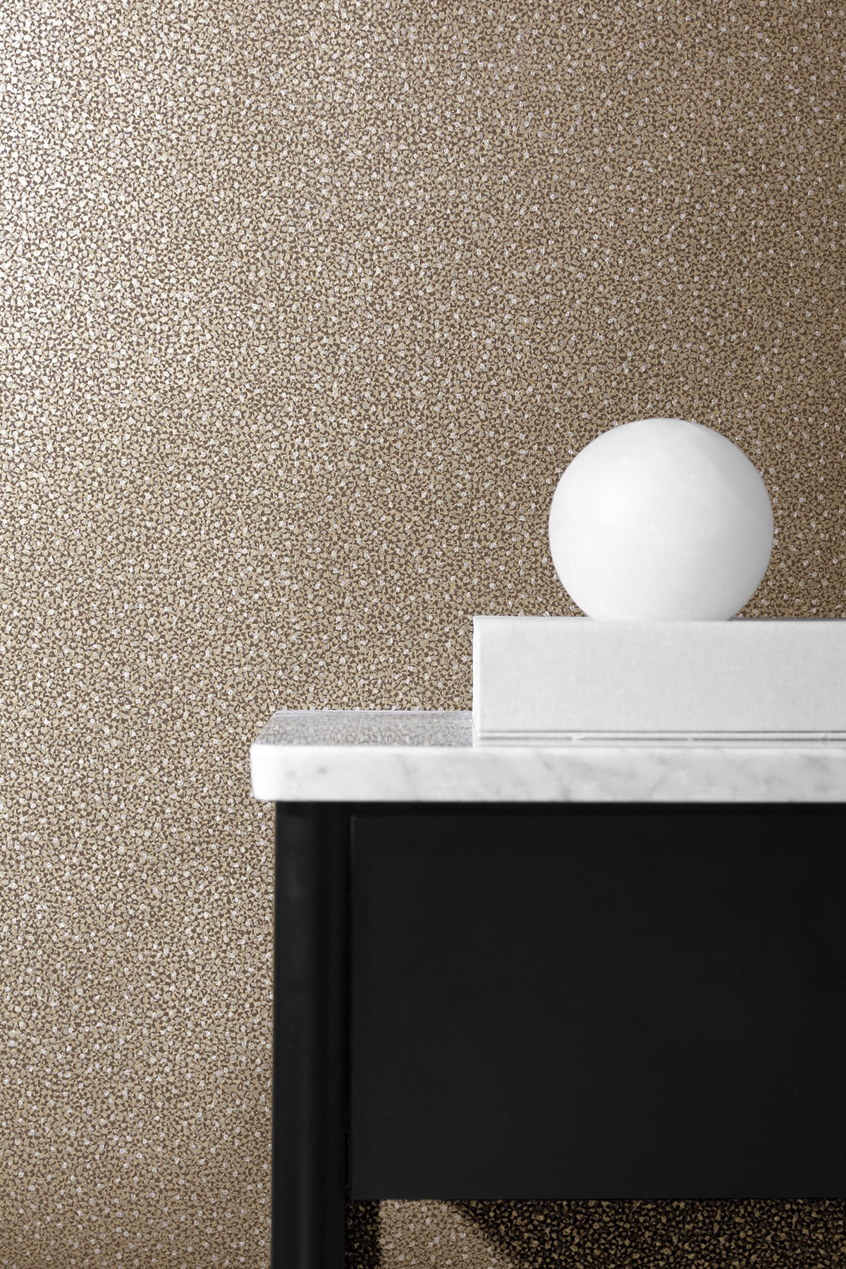 Mica Texture Cappuccino & Copper Glitter by Essential Textures Abstract Glitter Wallpaper – Etten Studios 2231603