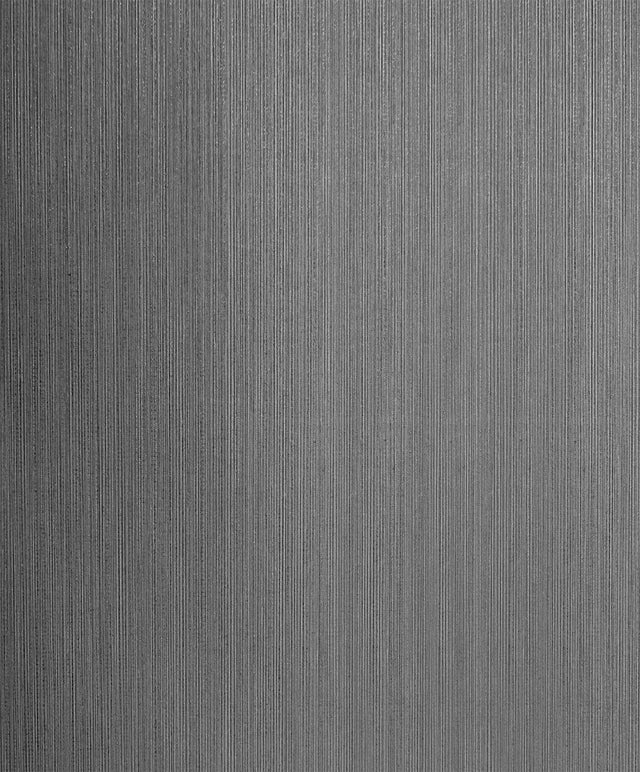 Natural Stria wallpaper in gunmetal gray with subtle glitter, vertical striated texture