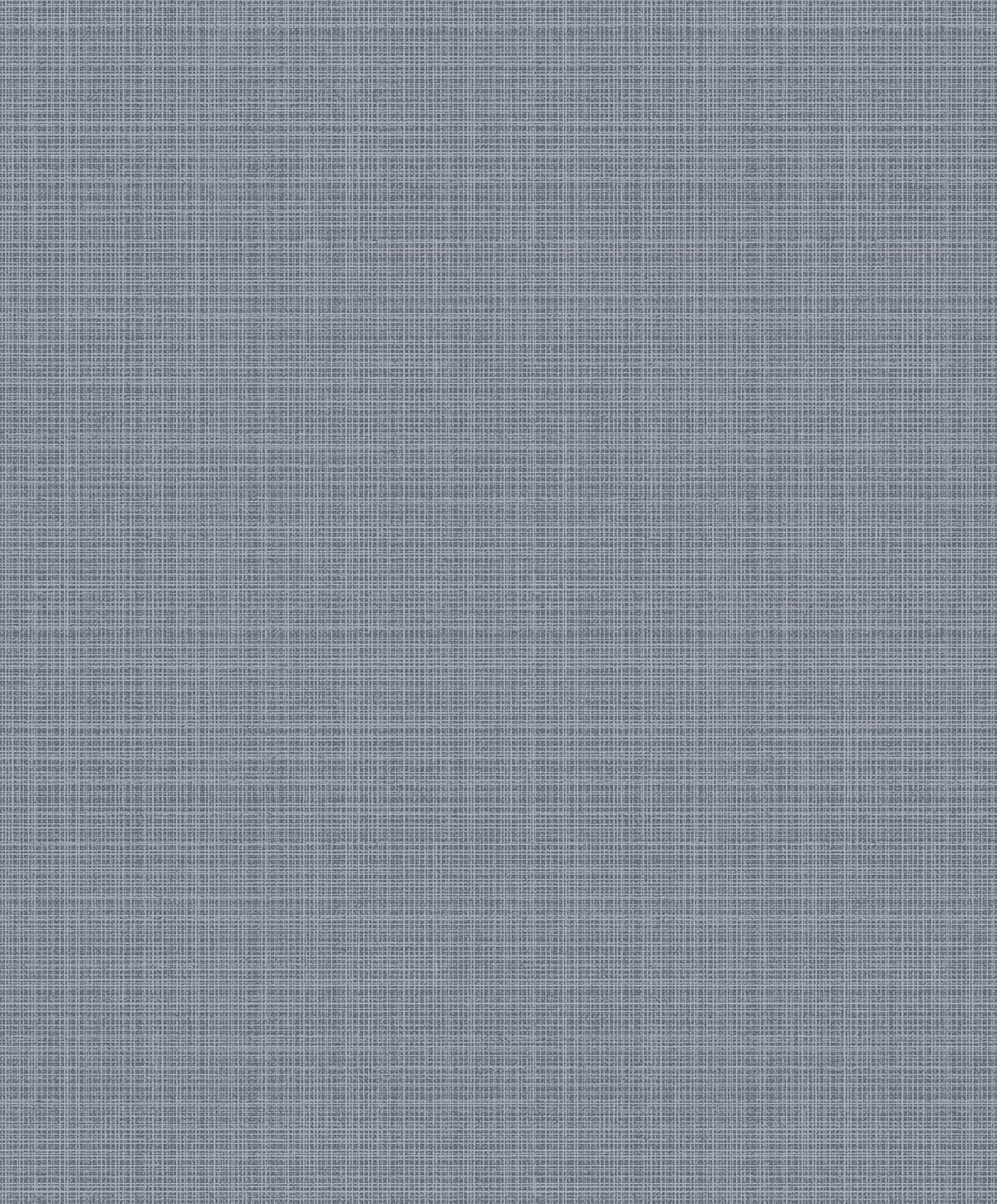 Metallic smoke crosshatch linen texture wallpaper
