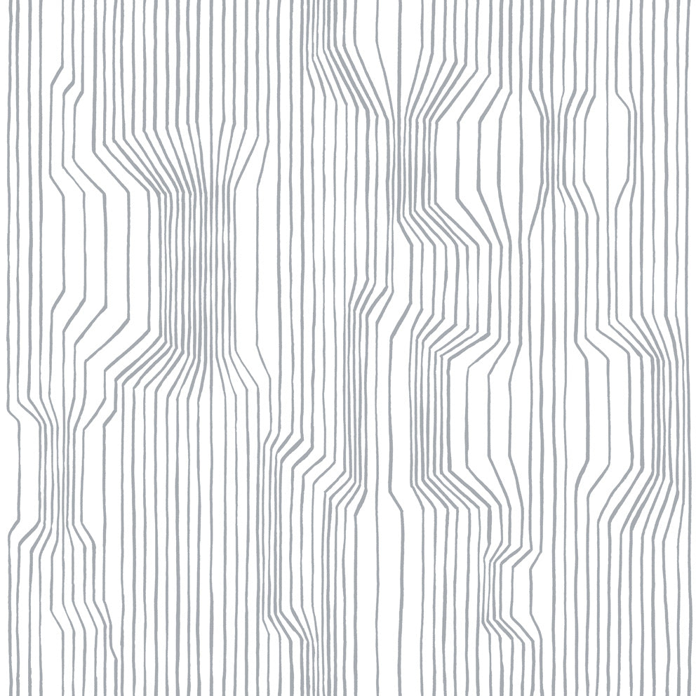 Frekvenssi Gray and Eggshell by Marimekko Vol. 5 Contemporary Geometric Wallpaper – Marimekko 23366X-Sample