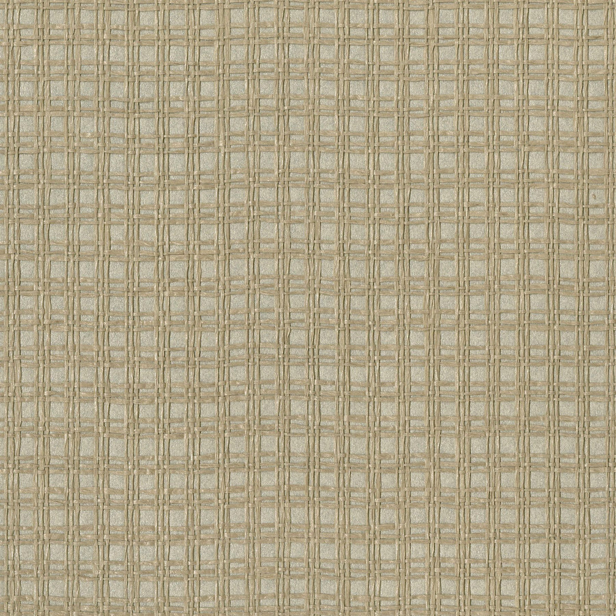 Kori Khaki Grasscloth Wallpaper with Modern Textured Paper Weave - Kenneth James 2693-30220