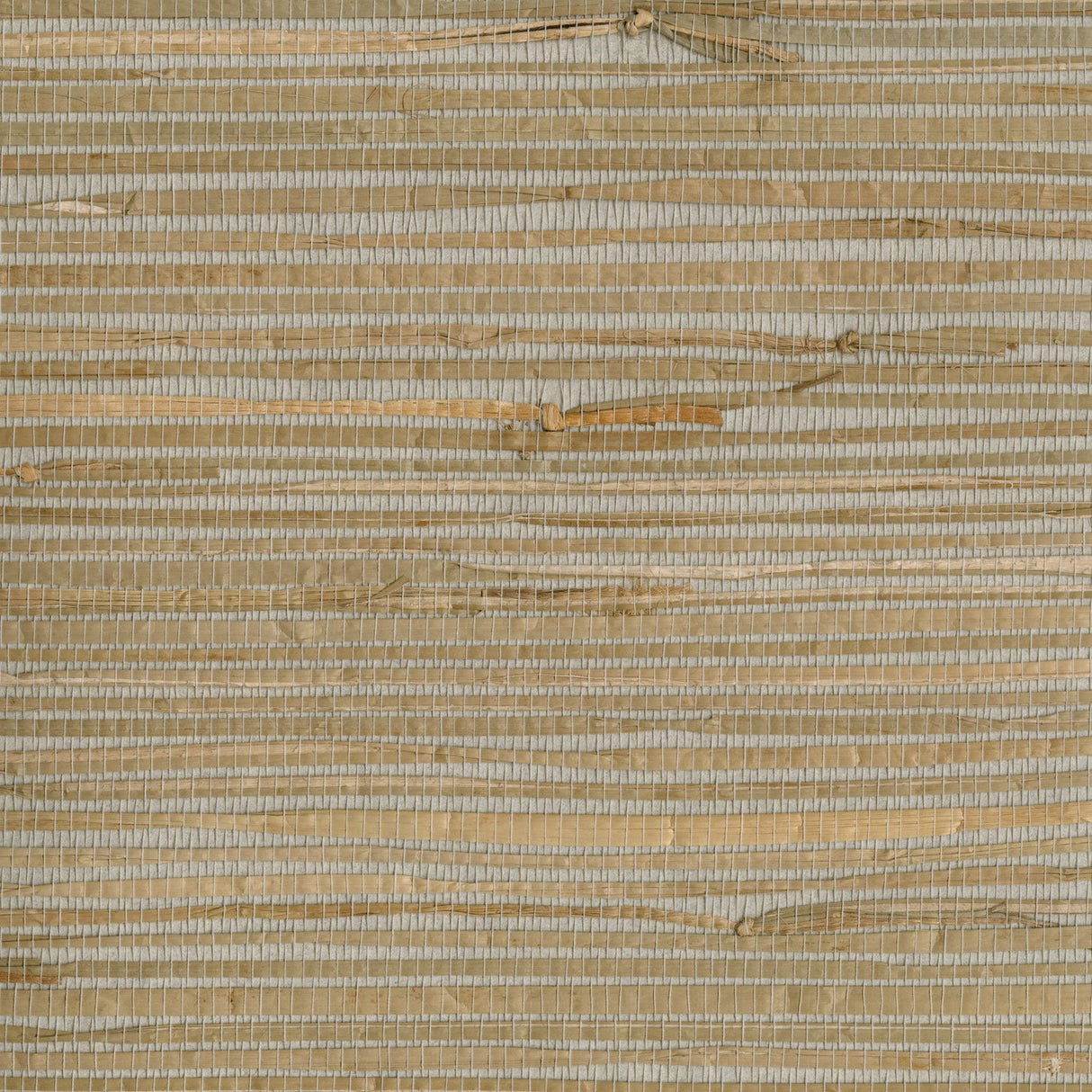 Heiki Light Grey Grasscloth Wallpaper with Modern Textured Mica - Kenneth James 2693-30273