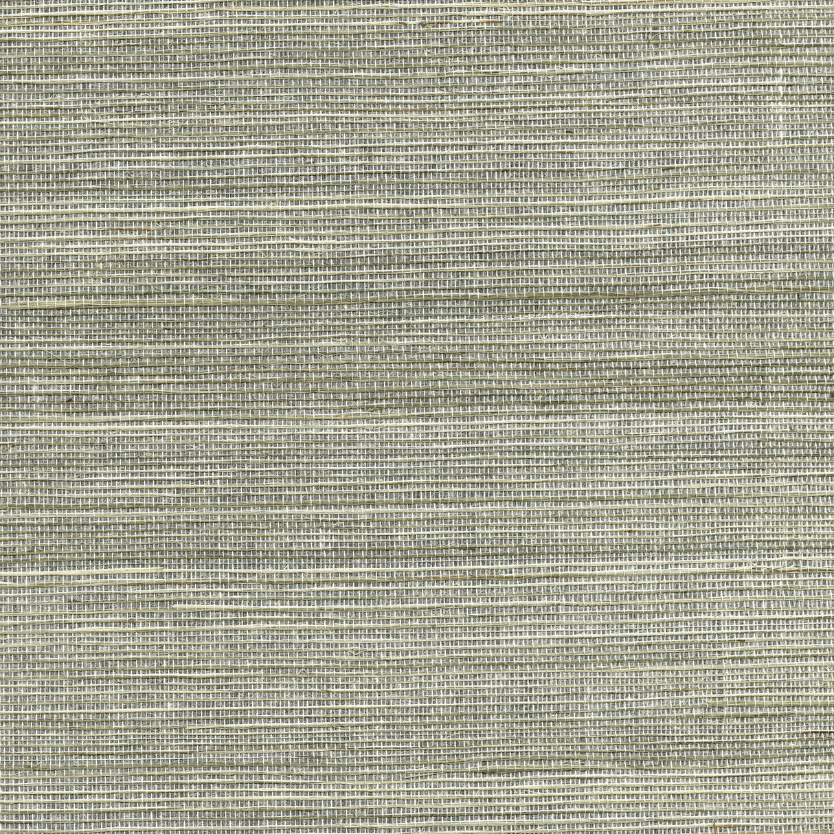 Nathan Silver Grasscloth Wallpaper