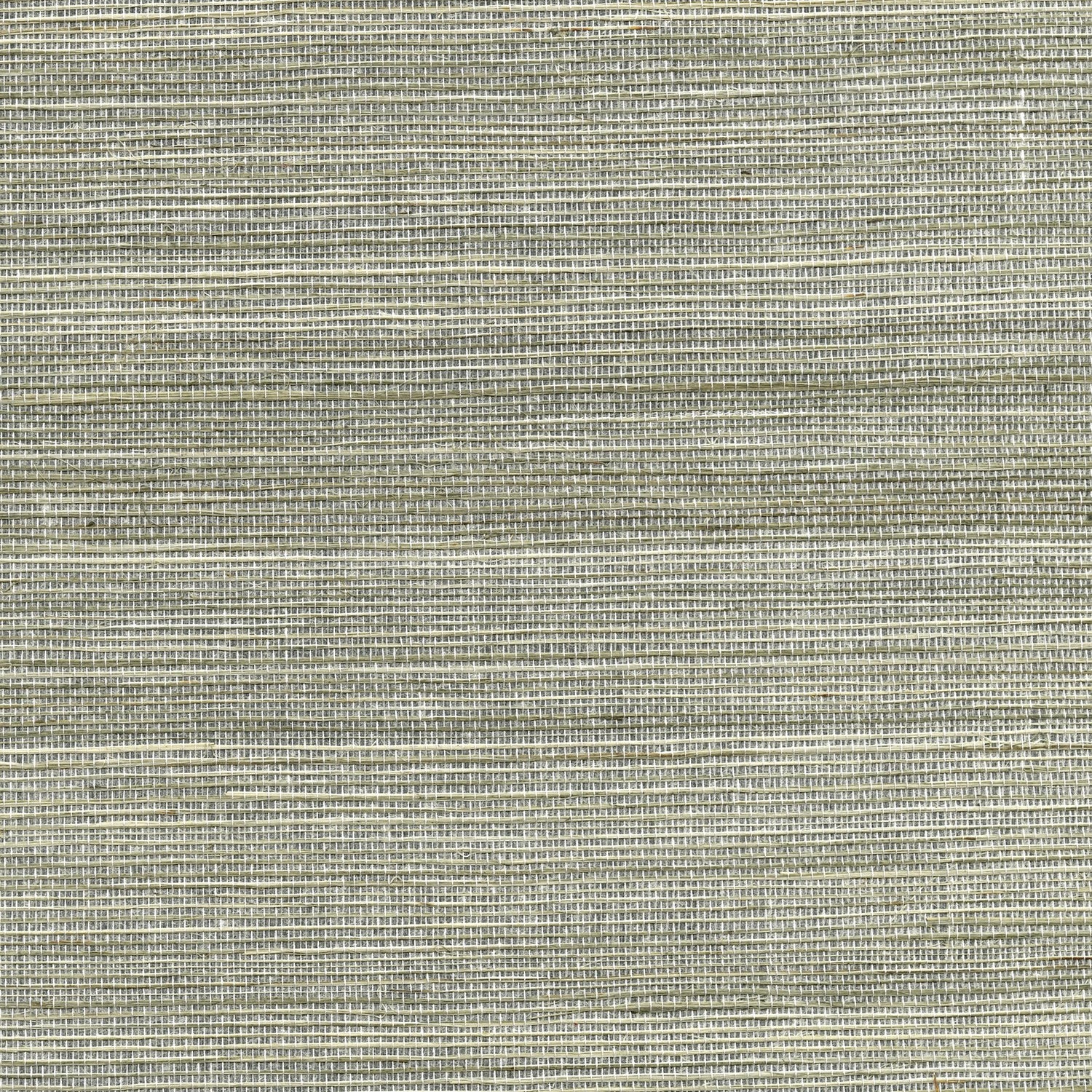 Nathan Silver Grasscloth Wallpaper
