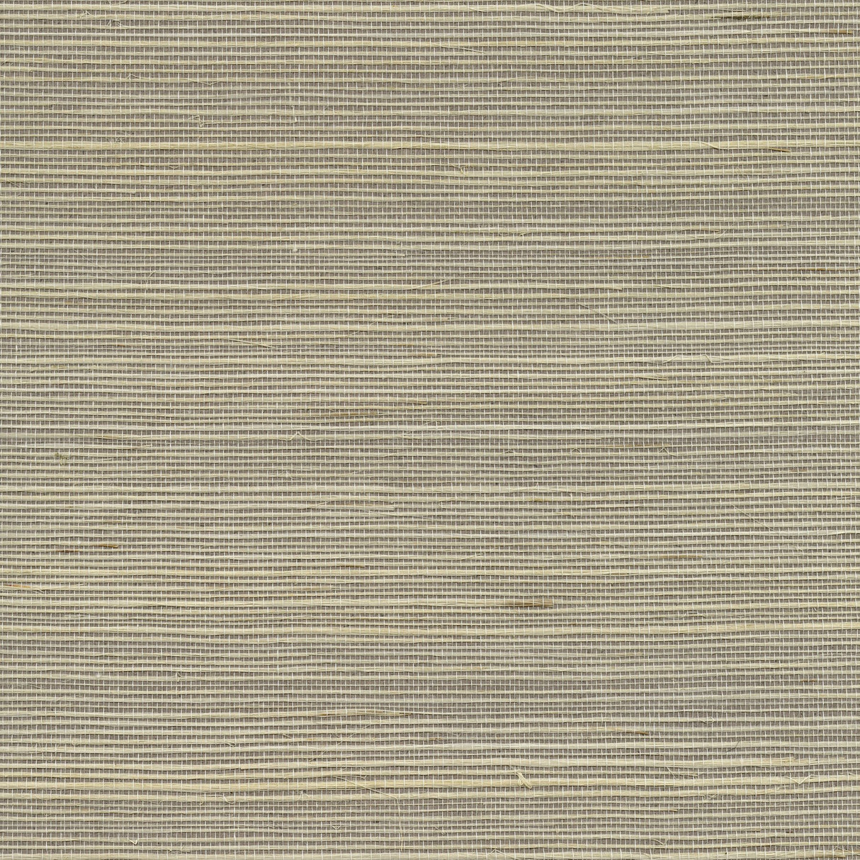 Quing Taupe Sisal Grasscloth Wallpaper with Organic Textures - Kenneth James 2732-80074