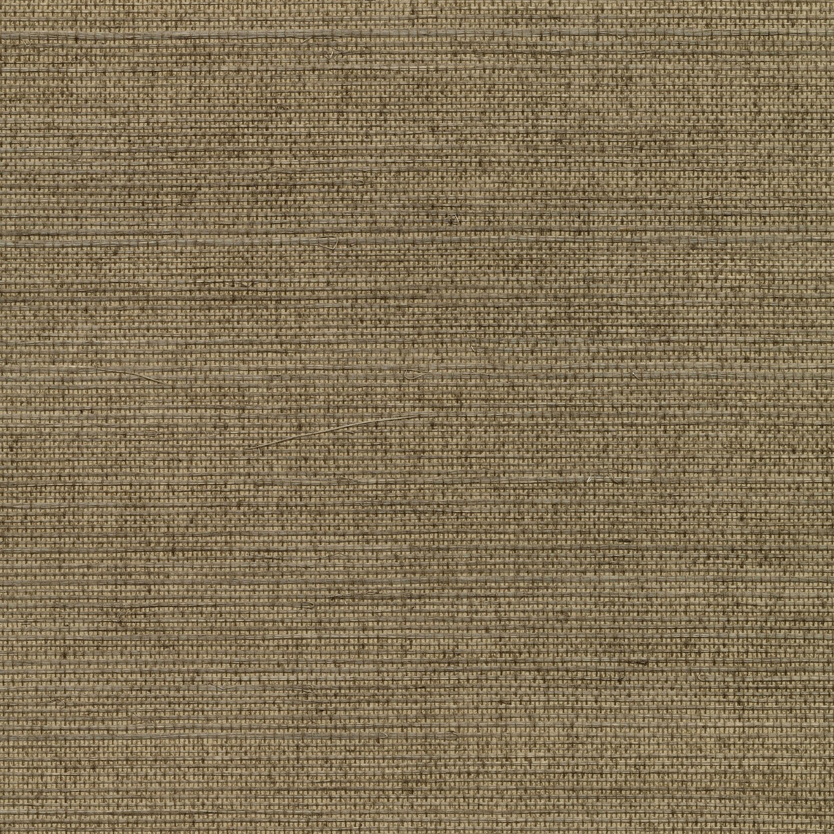 Kansu Brown Sisal Grasscloth Wallpaper with Organic Textures, Traditional Style - Kenneth James 2732-80086