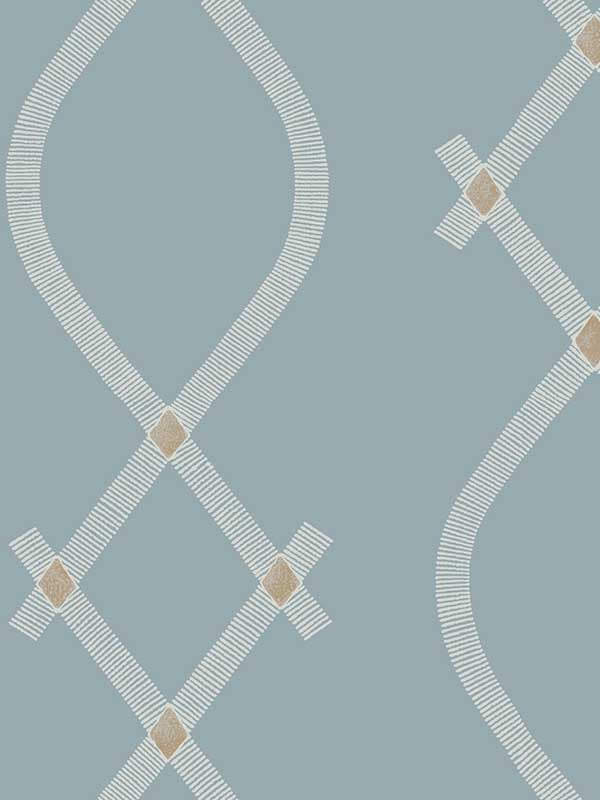 Ellena Blue Wallpaper by Ronald Redding – York Designer Series ZA8035