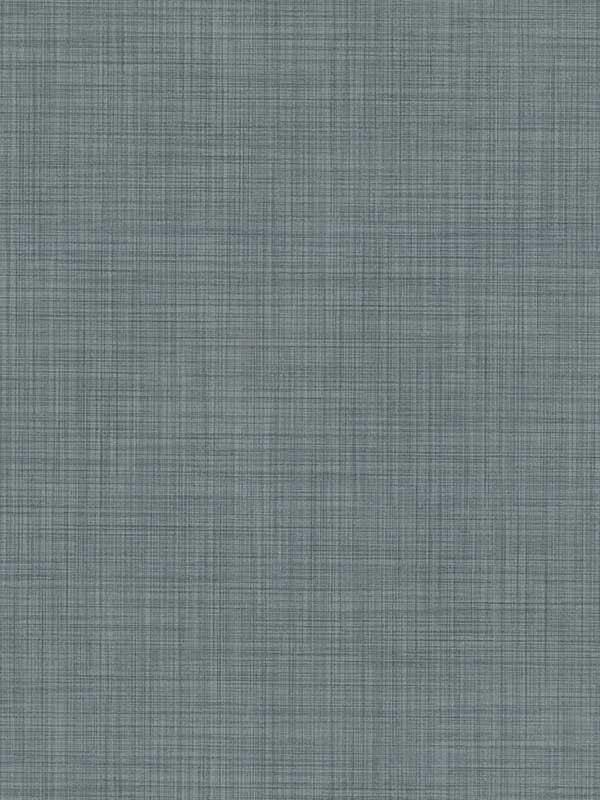 Magnolia Home Crossroad Reservoir wallpaper in blue woven texture.