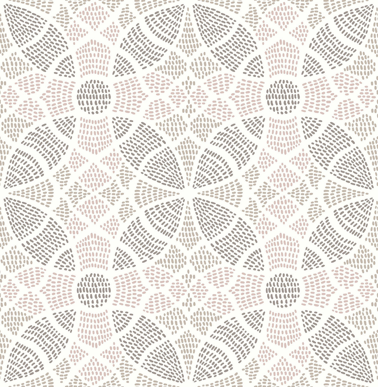 Zazen Rose Geometric Wallpaper with Modern Geometric Pattern - A-Street Prints 2764-24337