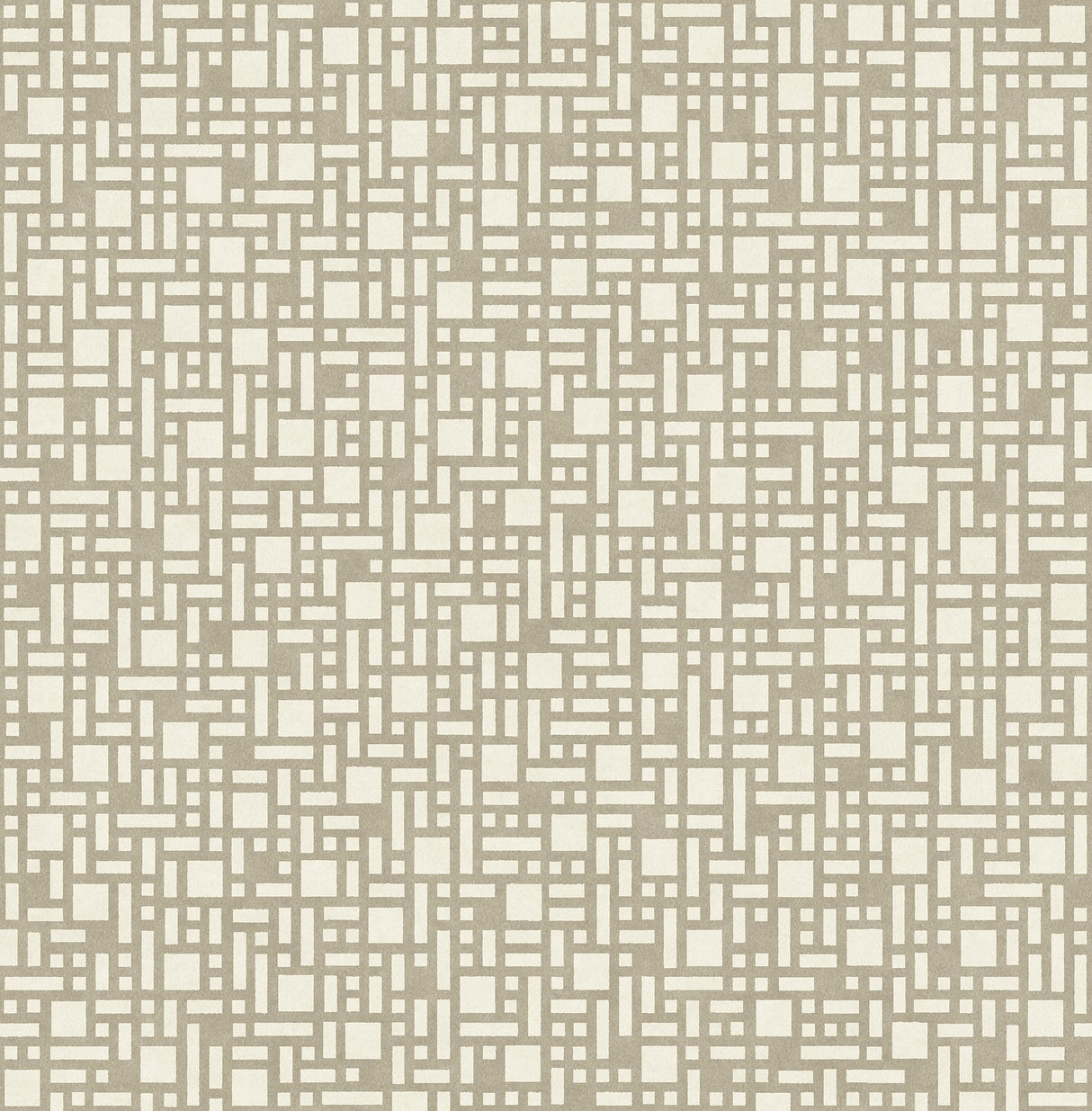 Bento Taupe Geometric Wallpaper with Modern Geometrics Pattern - A-Street Prints 2764-24342
