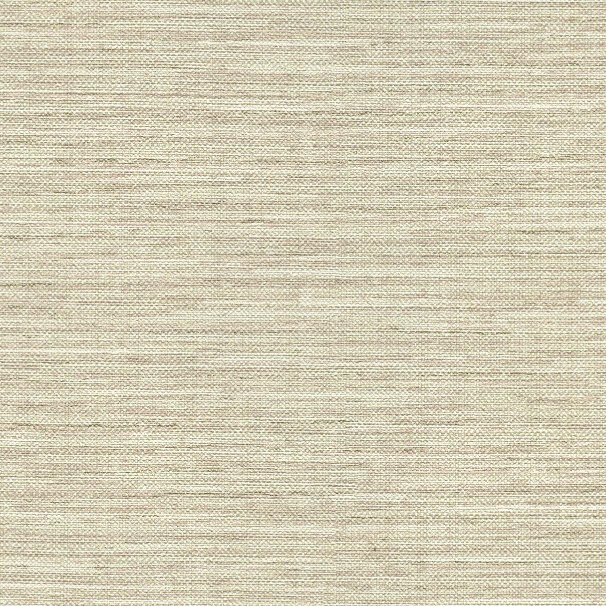 Bay Neutral Linen Texture Wallpaper with Fabric Backed Vinyl Weave - Warner 2807-8019