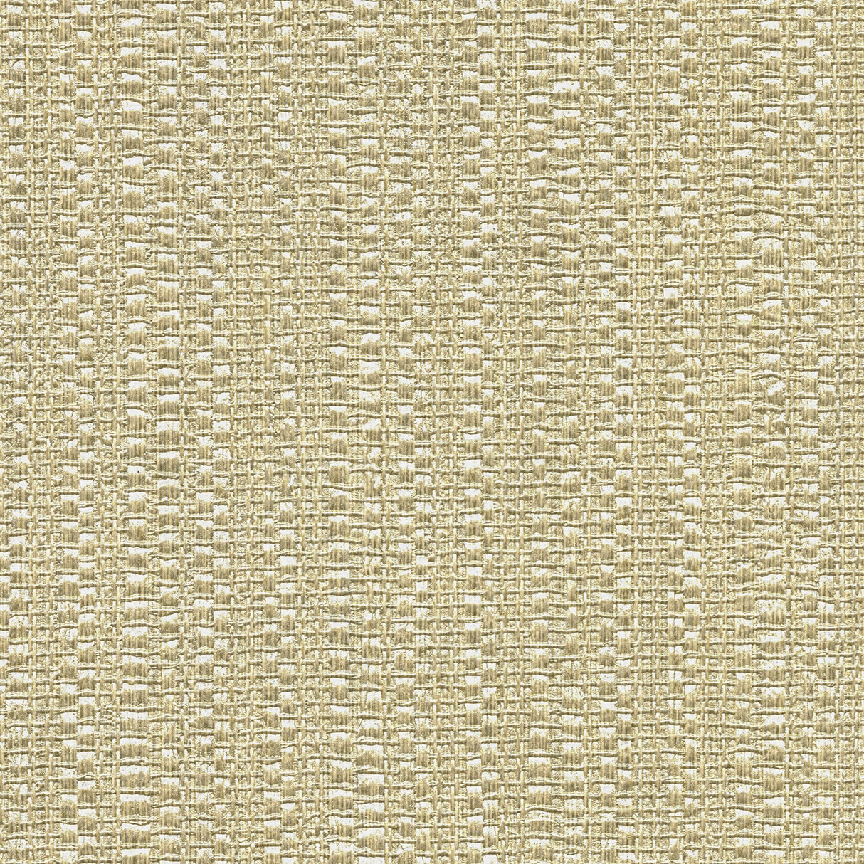 Biwa Gold Vertical Texture Wallpaper with Faux Grasscloth Fabric & Woven Texture - Warner 2807-8035