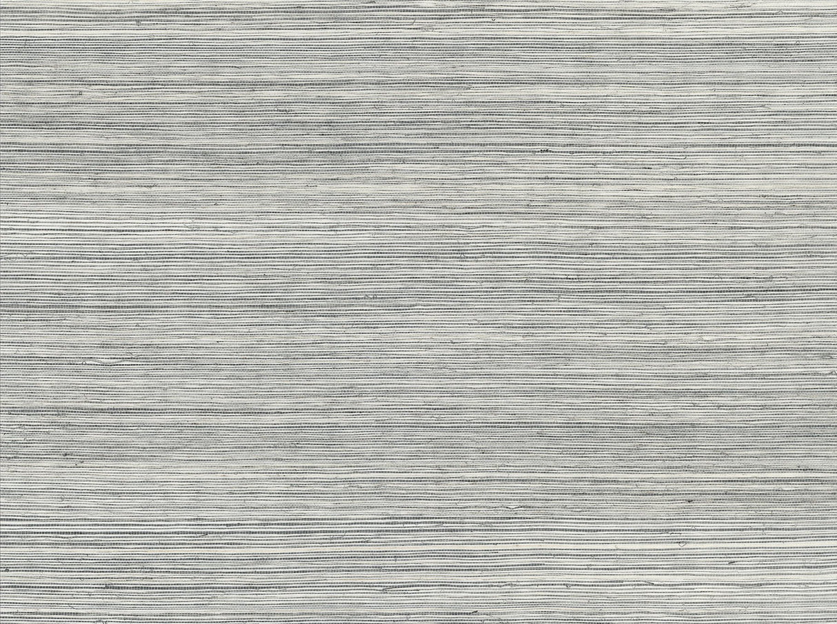 Baishin Silver Grasscloth Wallpaper with Traditional Texture Pattern - A-Street Prints 2829-82024