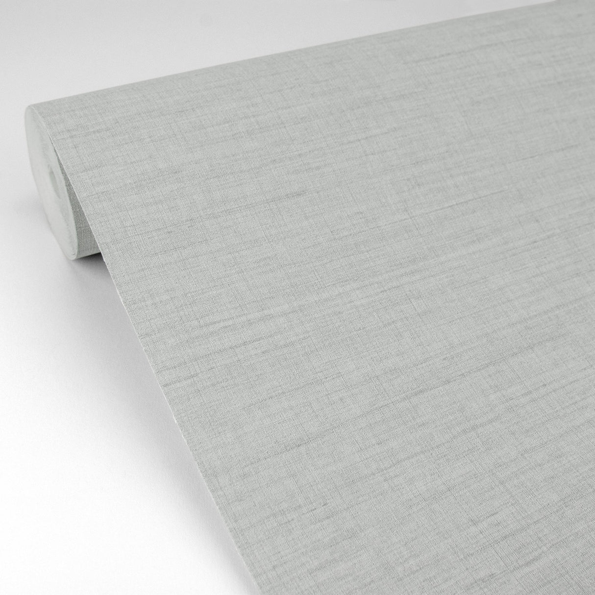 Essence Light Grey Linen Texture Wallpaper with Faux Linen Fabric & Woven Texture - A-Street Prints 2829-82061