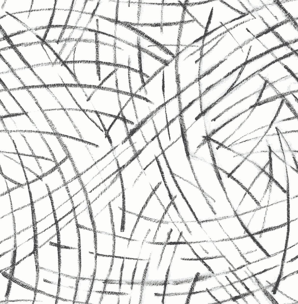 Willy Nilly Black Brushstrokes Wallpaper with Abstract Distressed Textures - A-Street Prints 2902-25506