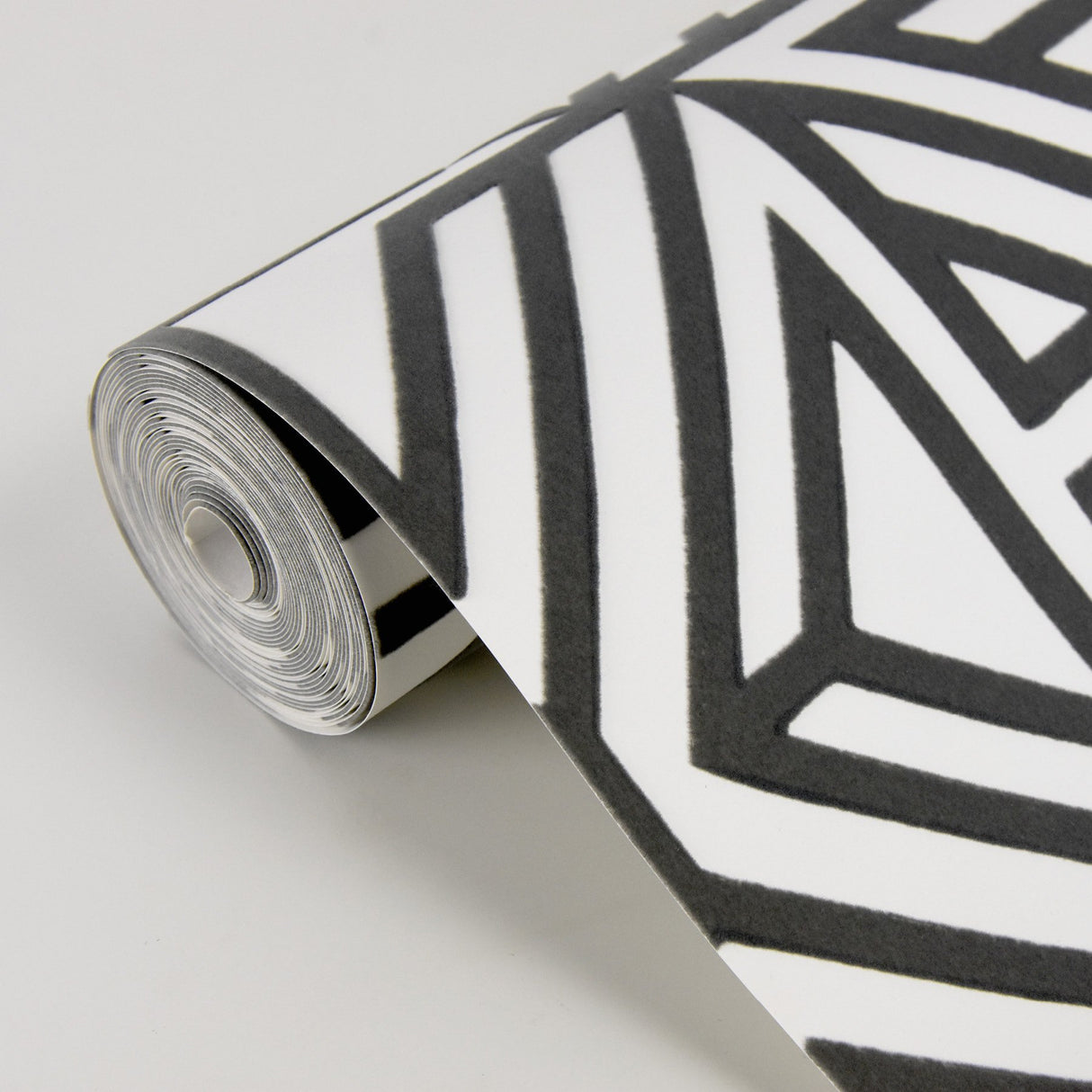 Helios Taupe Geometric Wallpaper with Abstract Feature Wall Pattern - A-Street Prints 2902-87331