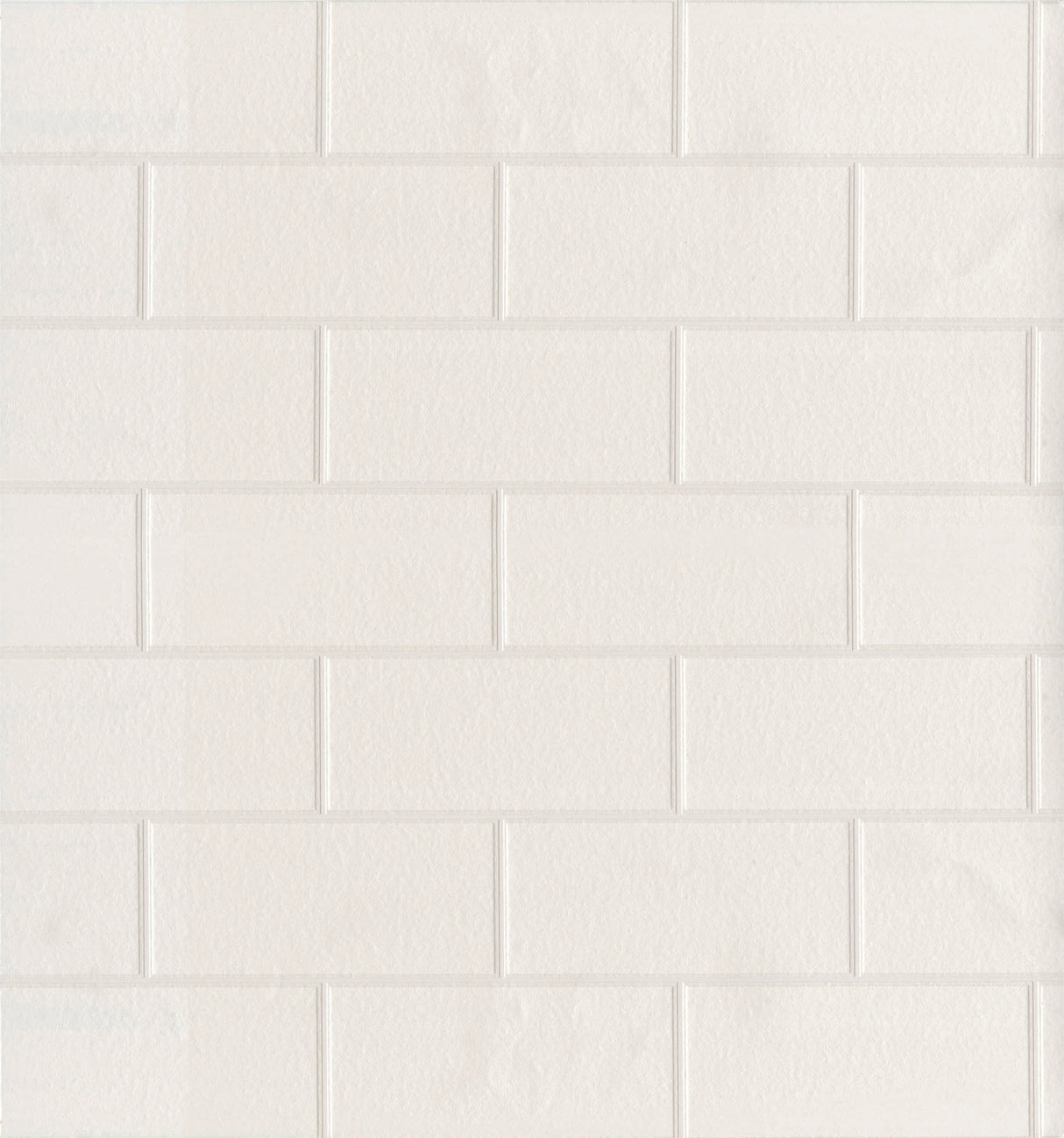 Bettina White Paintable Subway Tile Wallpaper with Kitchen & Bath Tiles Graphic - Brewster 2904-21399