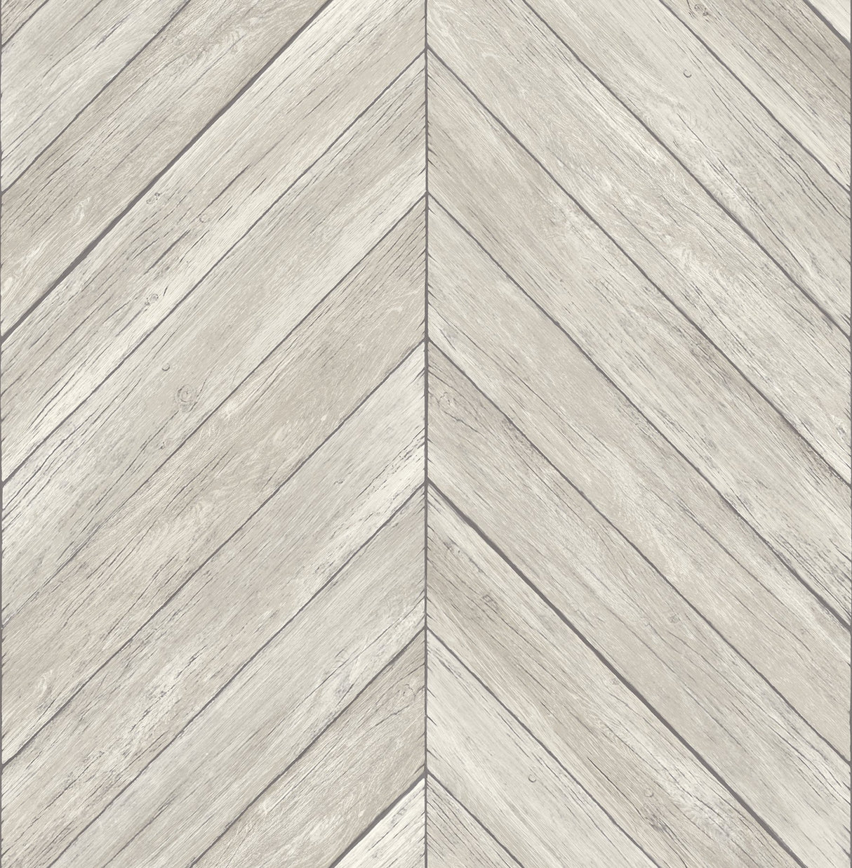 Parisian Dove Chevron Wood Wallpaper with Graphic Wood Veneer Chevron Motif - Brewster 2904-24005