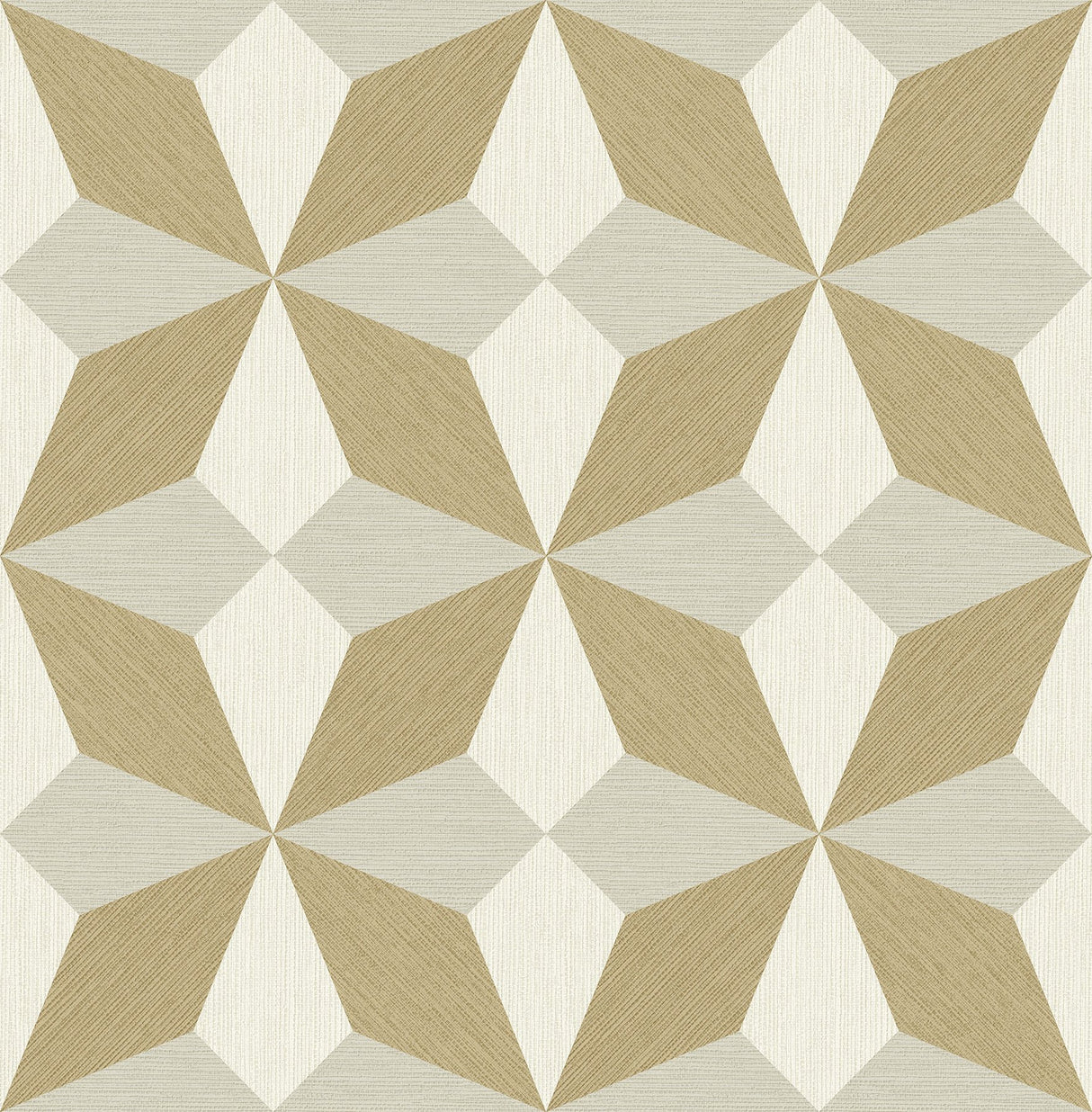 Valiant Beige Faux Grasscloth Geometric Wallpaper with Modern Geometric Pattern - A-Street Prints 2908-25302