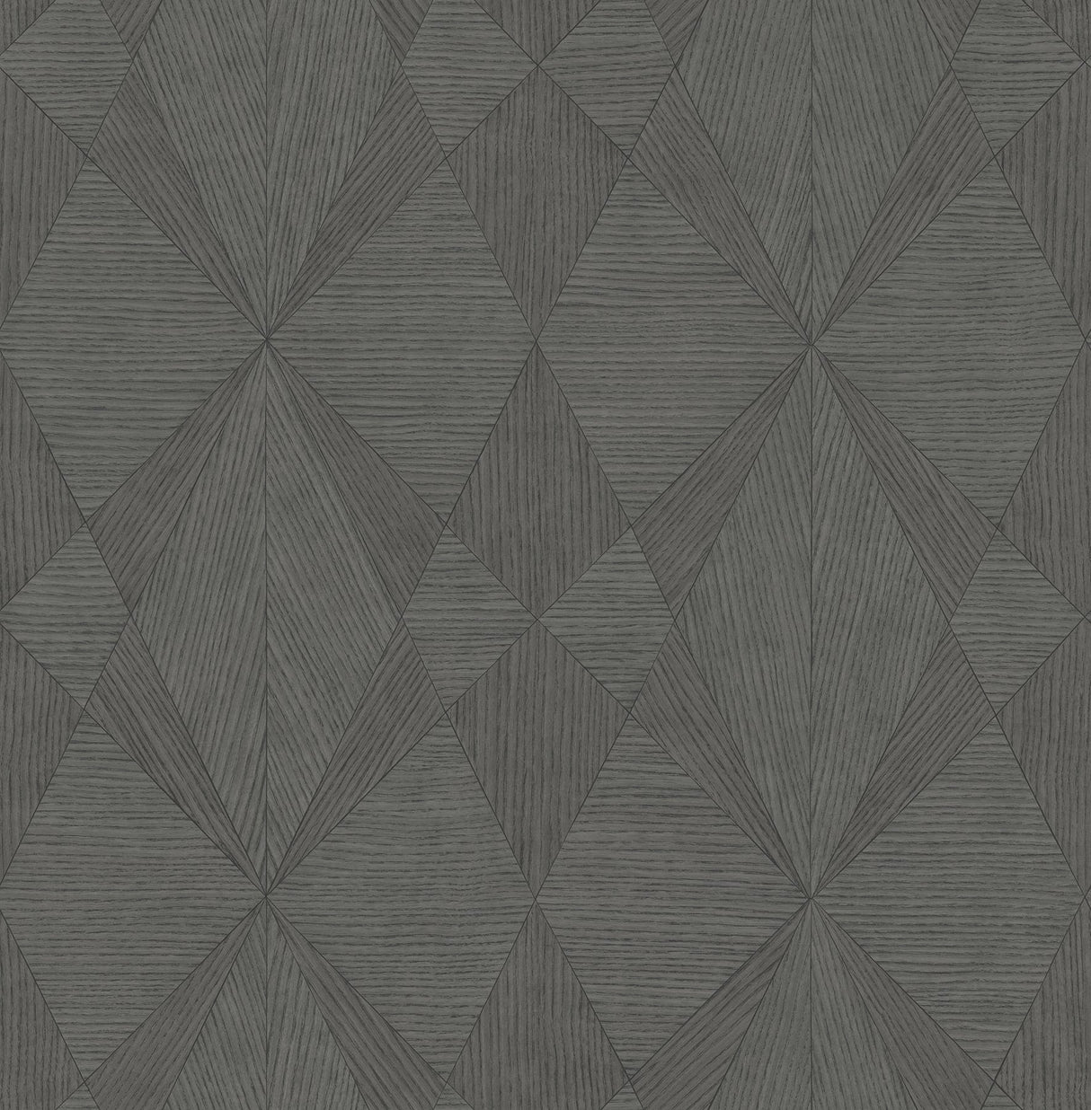 Intrinsic Dark Grey Geometric Wood Wallpaper with Modern Geometric Wood Pattern - A-Street Prints 2908-25334