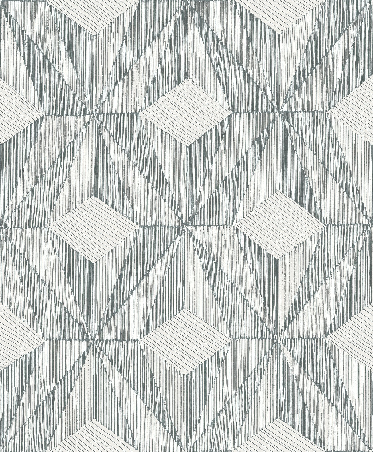 Paragon Slate Geometric Wallpaper with Raised Ink Modern Geometric Pattern - A-Street Prints 2908-87103