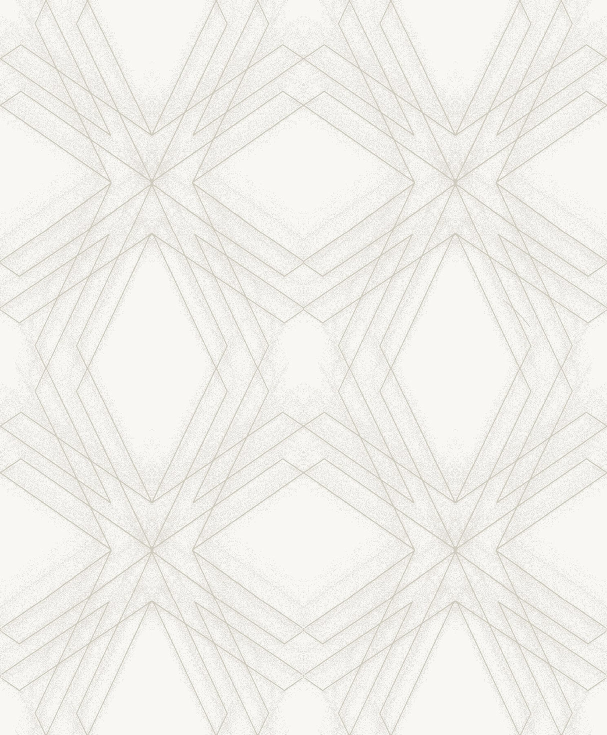 Relativity Off White Geometric Wallpaper with Champagne Metallic Linear Pattern - A-Street Prints 2908-87105