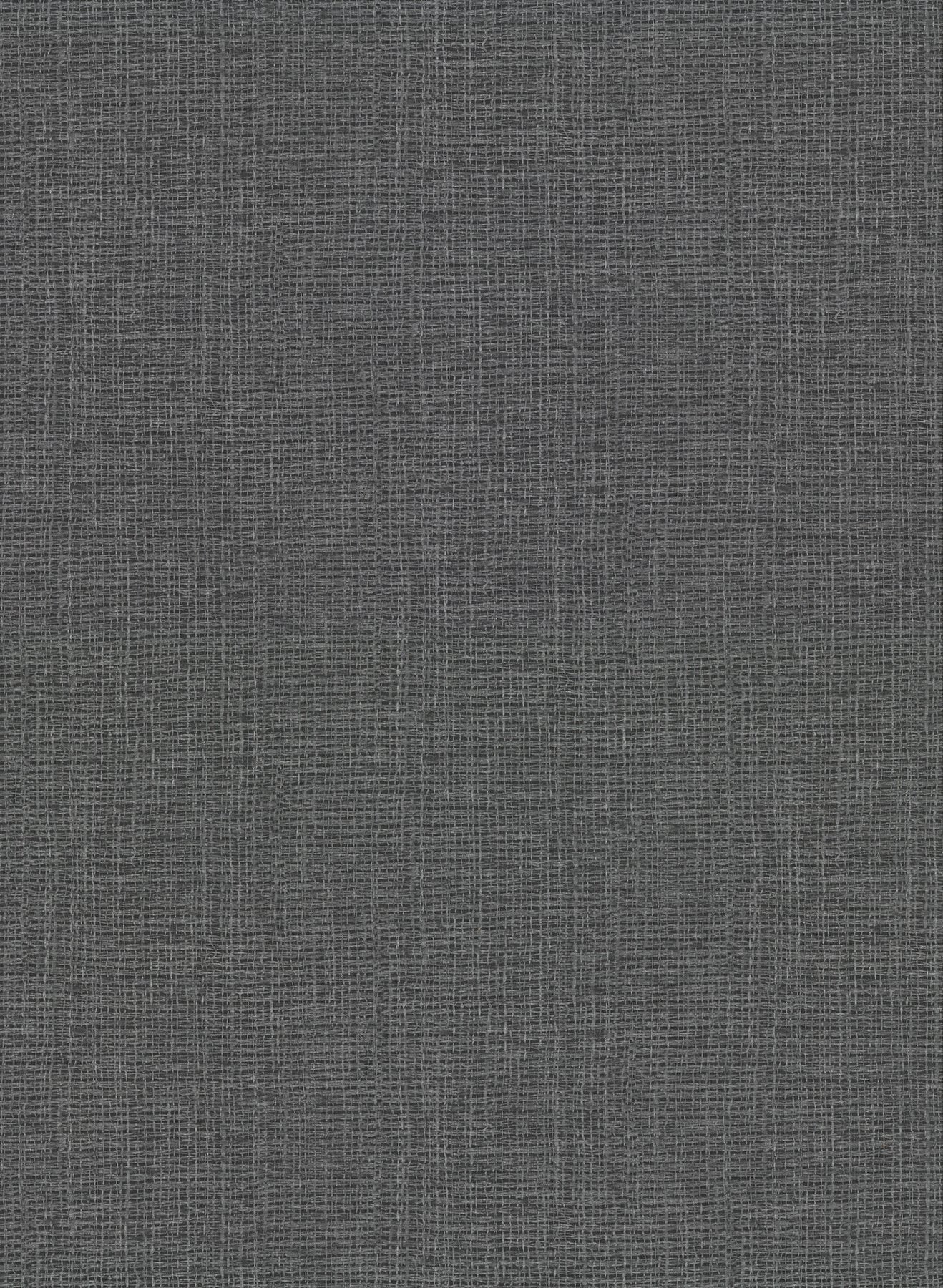 Claremont Charcoal Faux Grasscloth Wallpaper