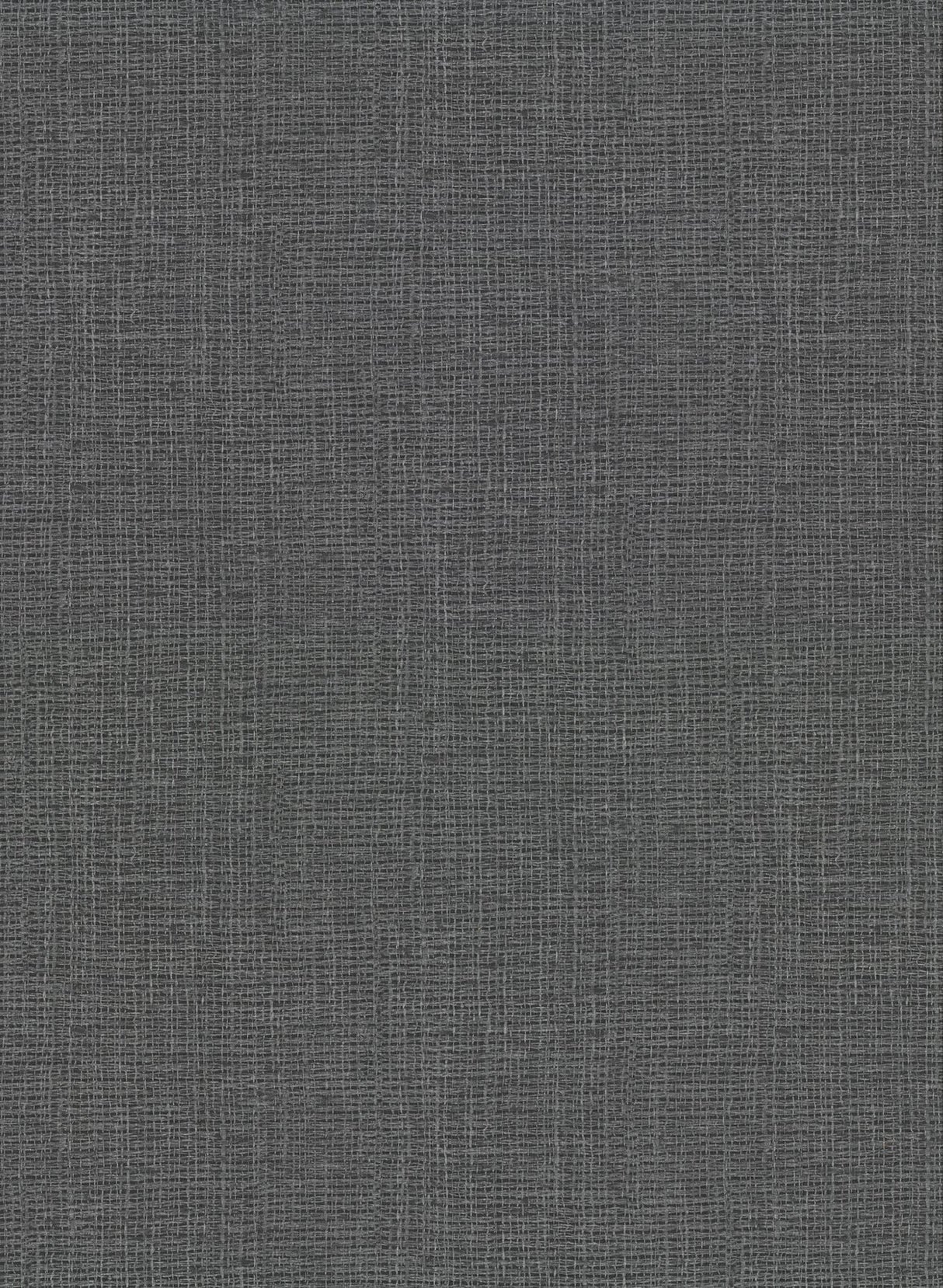 Claremont Charcoal Faux Grasscloth Wallpaper with Distressed Textures - Warner 2921-50600