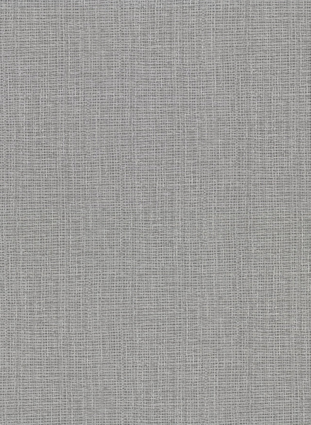 Claremont Silver Faux Grasscloth Wallpaper