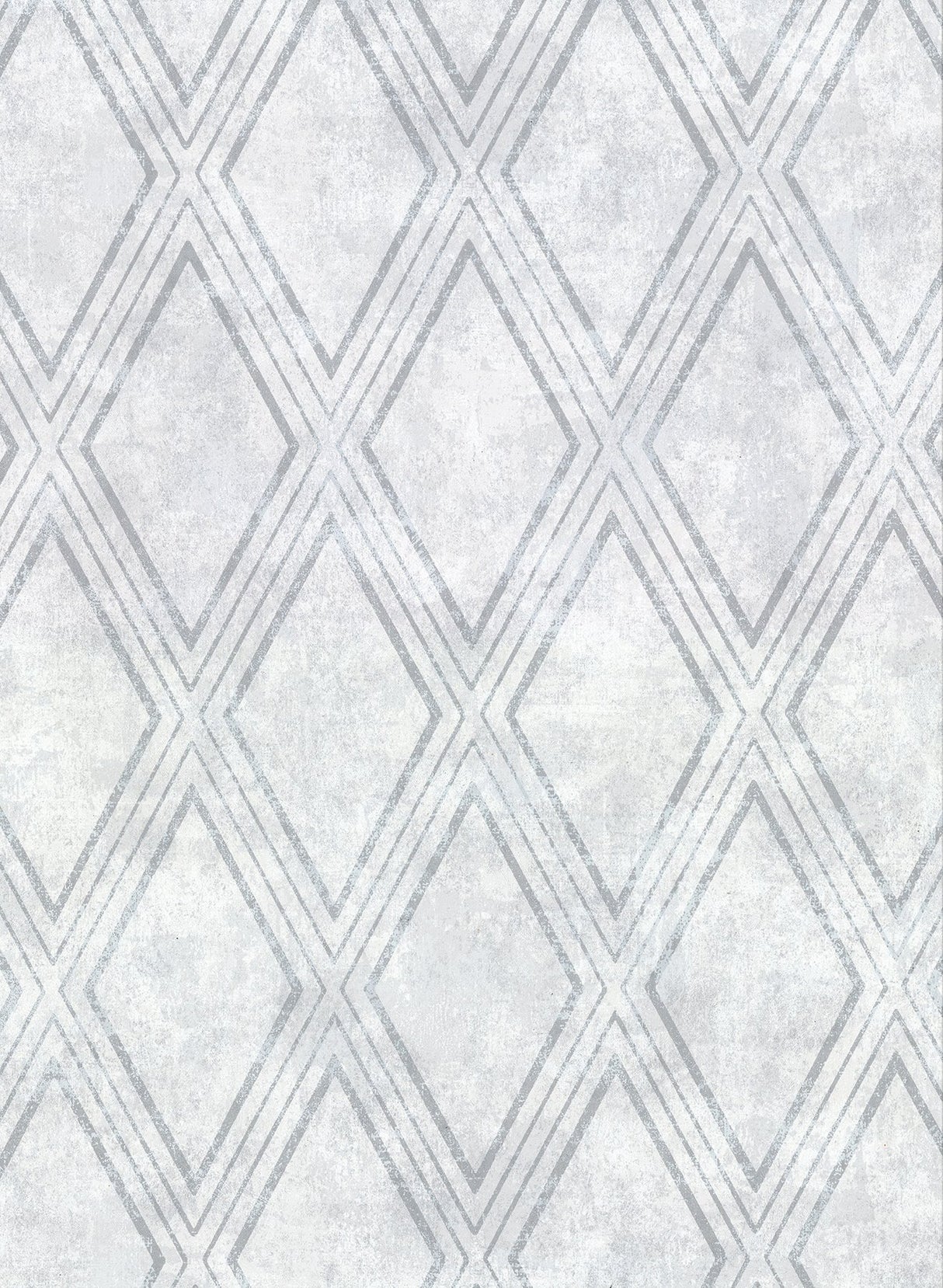 Dartmouth Sky Blue Faux Plaster Geometric Wallpaper with Distressed Textures - Warner 2921-51010