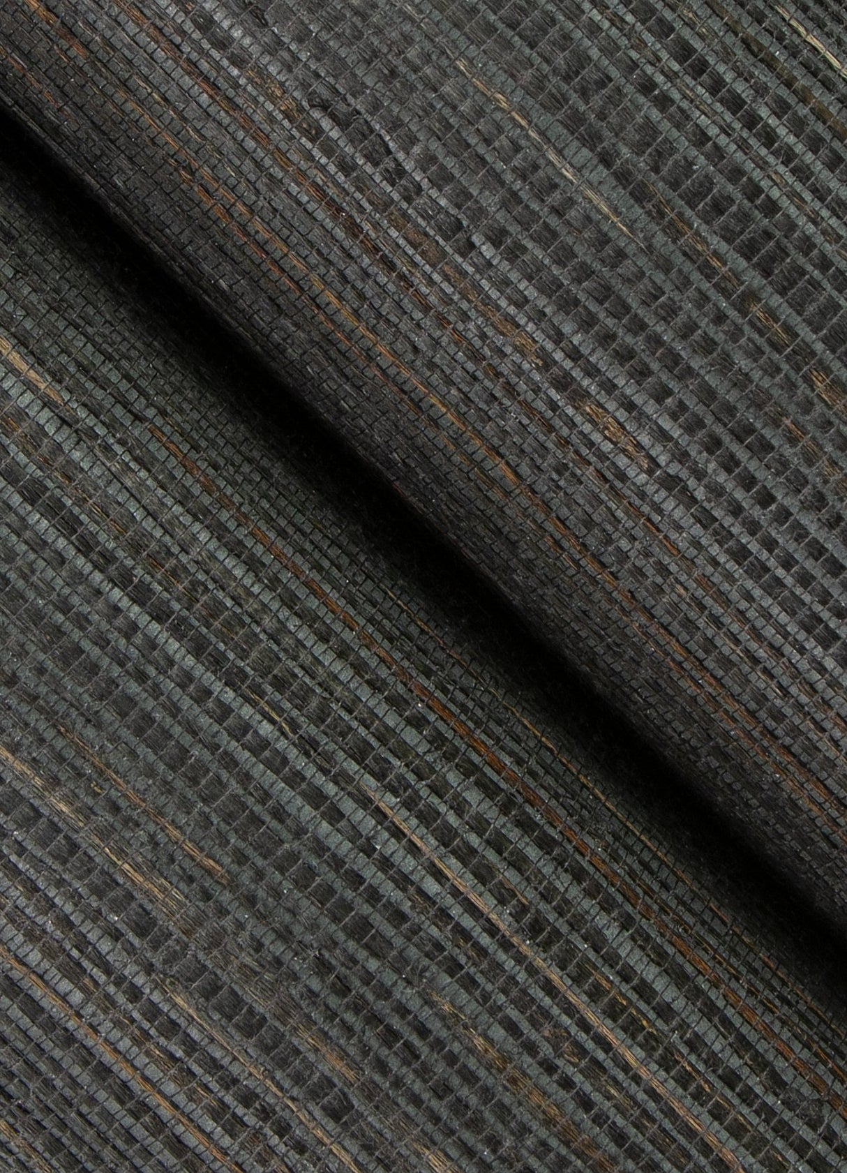 Shandong Charcoal Grasscloth Wallpaper with Distressed Textures Motif - A-Street Prints 2923-80081