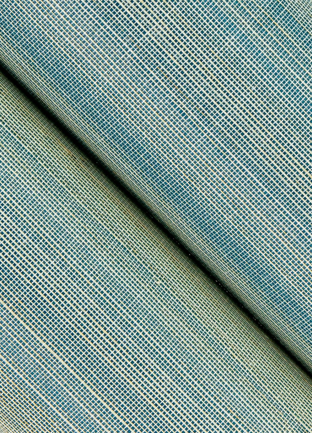 Mai Turquoise Grasscloth Wallpaper with Coastal Fabric & Woven Texture - A-Street Prints 2923-86101