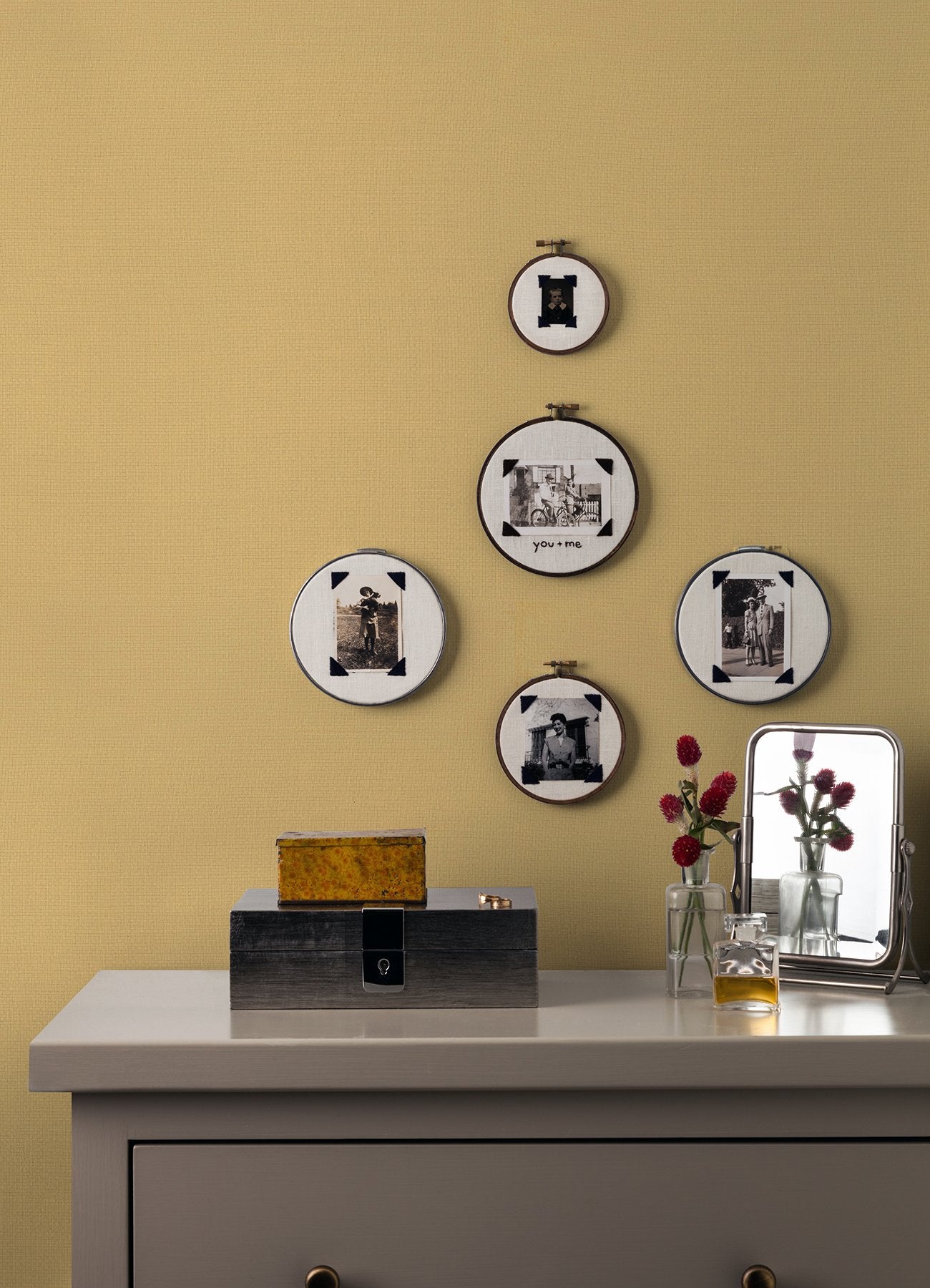 Peizhi Khaki Basketweave Wallpaper with Textured Paper Weave Grasscloth - A-Street Prints 2923-88071