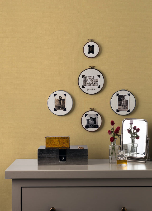 Peizhi Khaki Basketweave Wallpaper with Textured Paper Weave Grasscloth - A-Street Prints 2923-88071