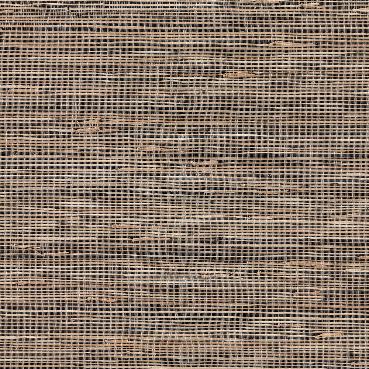 Anhui Black Grasscloth Wallpaper in Black with Fabric & Woven Texture, Modern Graphics - A-Street Prints 2923-89475