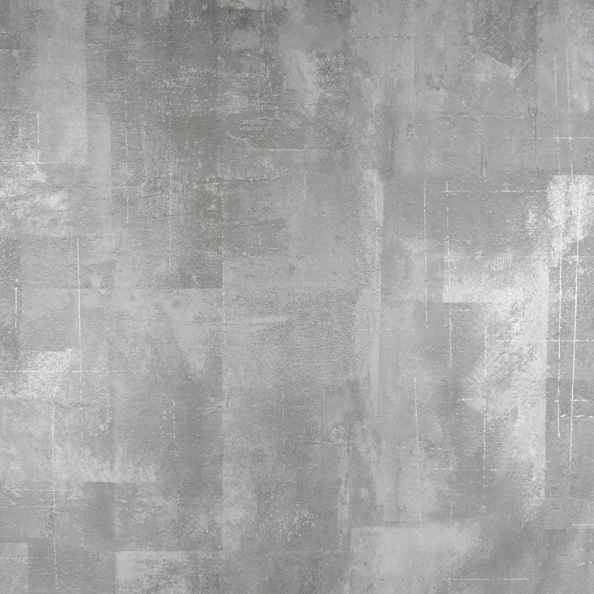 Ozone Silver Texture Wallpaper with Metallic Distressed Abstract Motif - Brewster 2927-20402